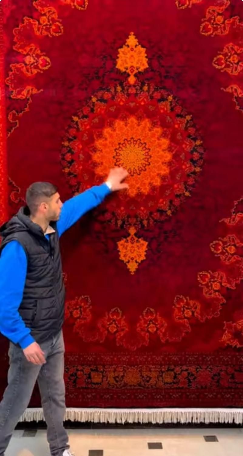 فرش یاقوت سُرخ ۱۵۰۰ شانه استاندارد ۱۰ رنگ اصلی|فرش|شیراز, فرهنگیان|دیوار