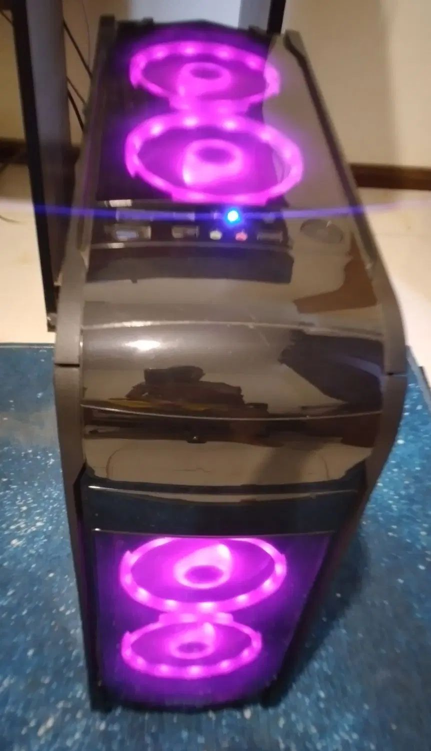 کیس شخصی با مانیتور خونگی rgb مناسب گیم و همه کار|رایانه رومیزی|پردیس, فاز ۱۱|دیوار