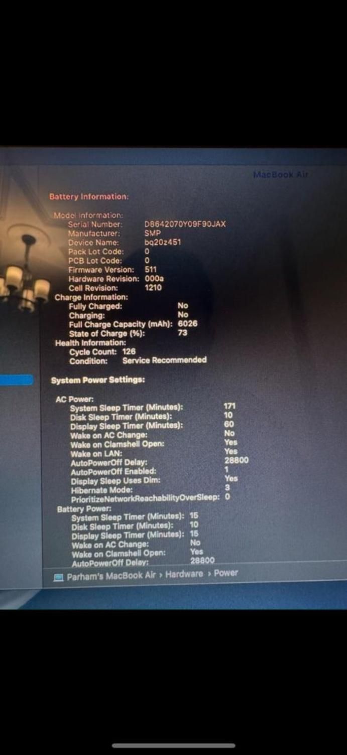 مک بوک ایر//mac book air|رایانه همراه|تهران, ونک|دیوار