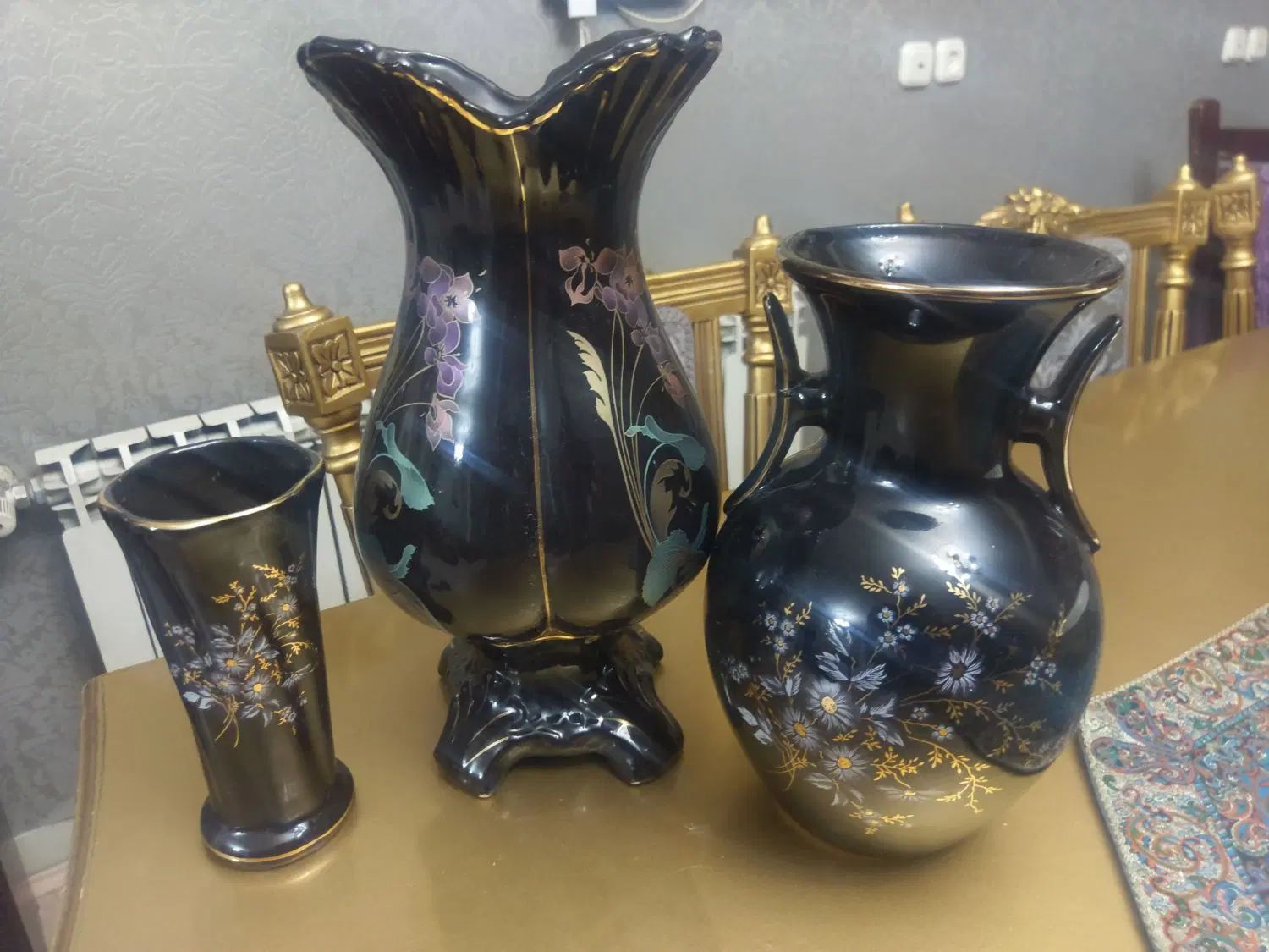 گلدان چینی قدیمی آنتیک مارک کابن Kaben فرانسه|صنایع دستی و سایر لوازم تزئینی|تهران, جردن|دیوار