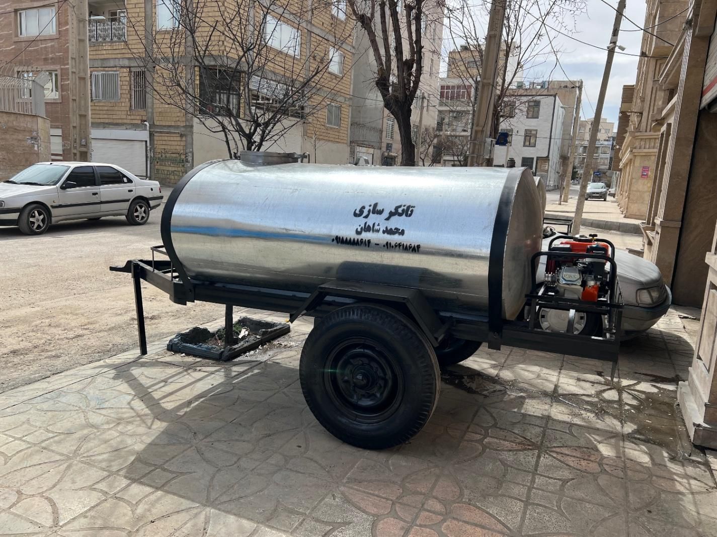 تانکر دو هزار ارتشی پشت بند دار کد۰۹|مصالح و تجهیزات ساختمان|کرمانشاه, |دیوار