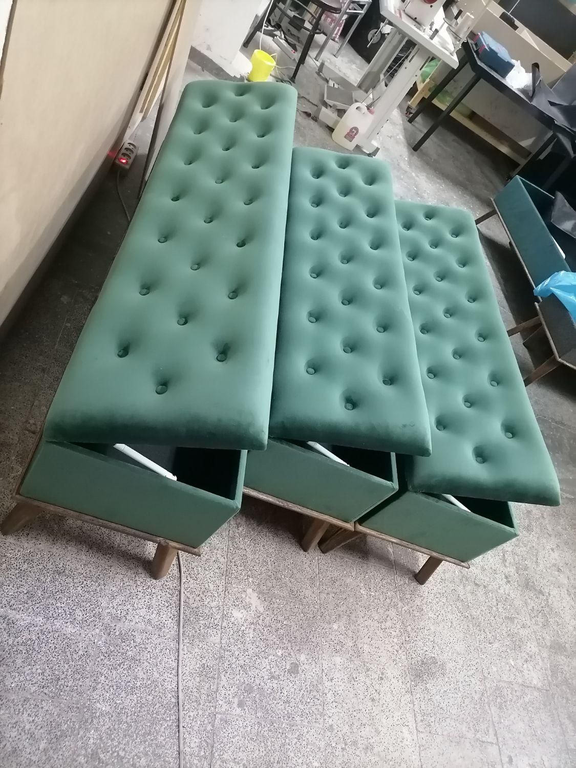 پاف های باکسدار پایه چوبی|صندلی و نیمکت|تبریز, |دیوار