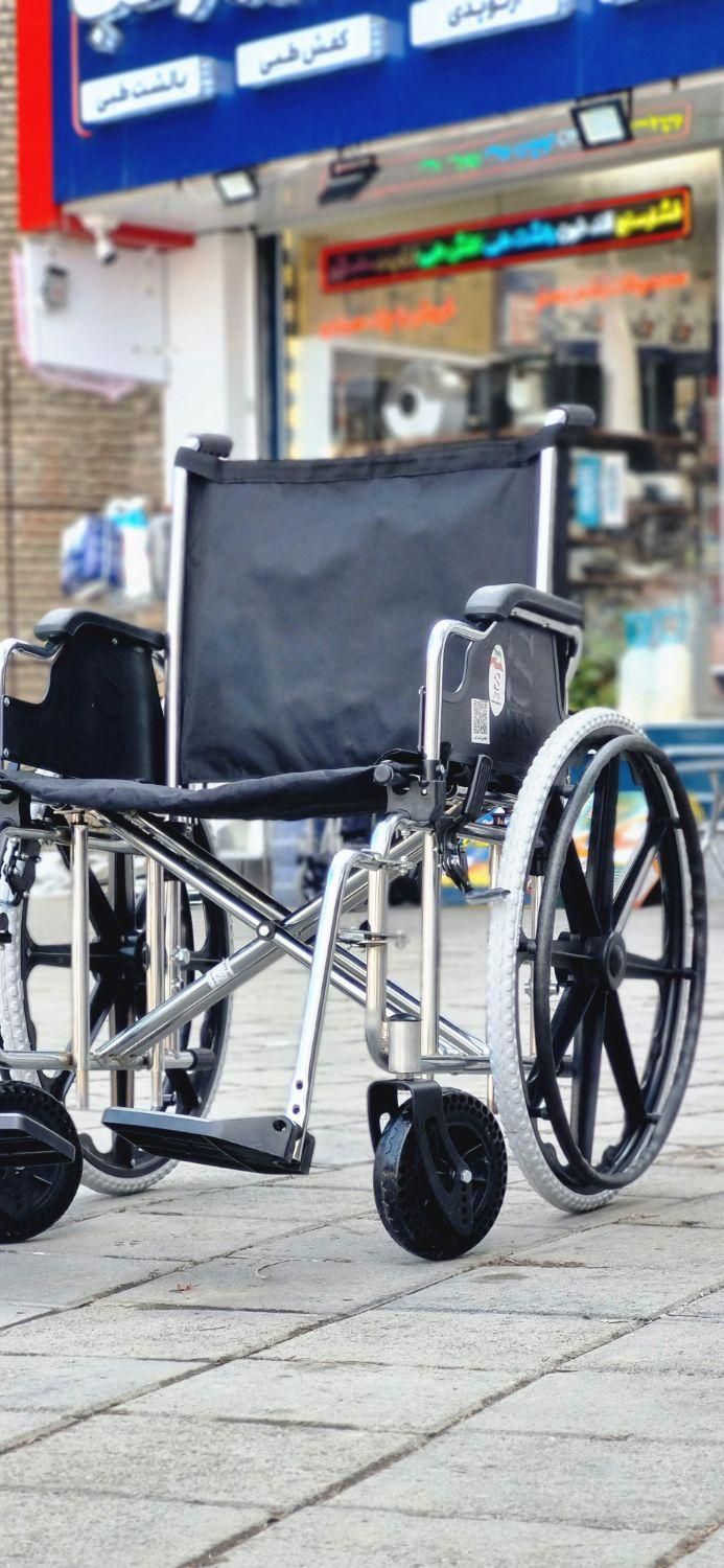 ویلچر تاشو JTS سایز بزرگ|آرایشی، بهداشتی، درمانی|ارومیه, |دیوار