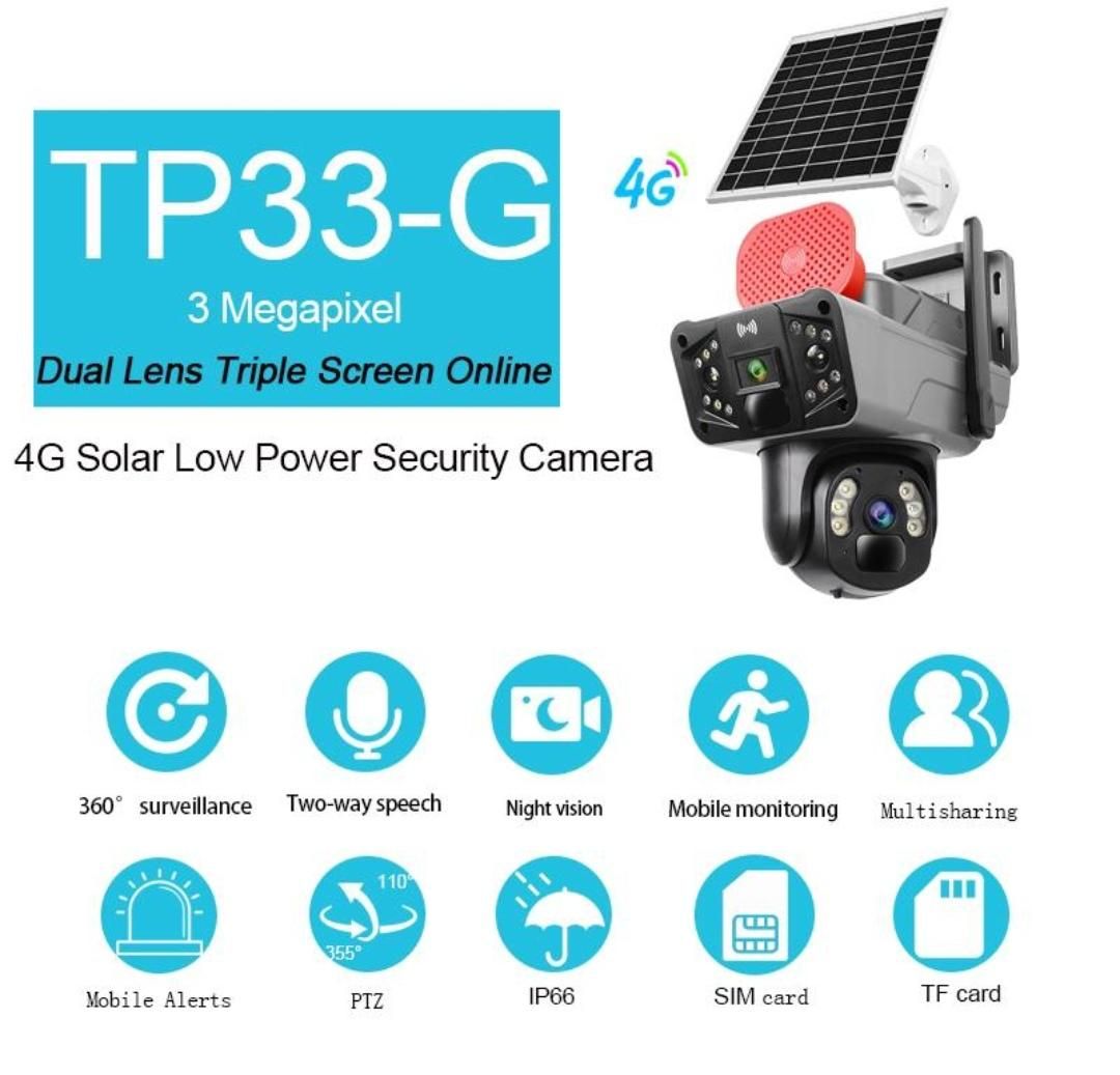 دوربین خورشیدی سیم کارتی دو تا تصویر همزمان|دوربین مداربسته|کازرون, |دیوار