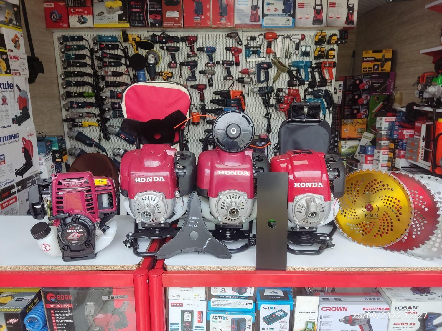 علفتراش بنزینی ۴زمانه هوندا چمن زن|ماشین‌آلات صنعتی|رشت, فرزانه|دیوار