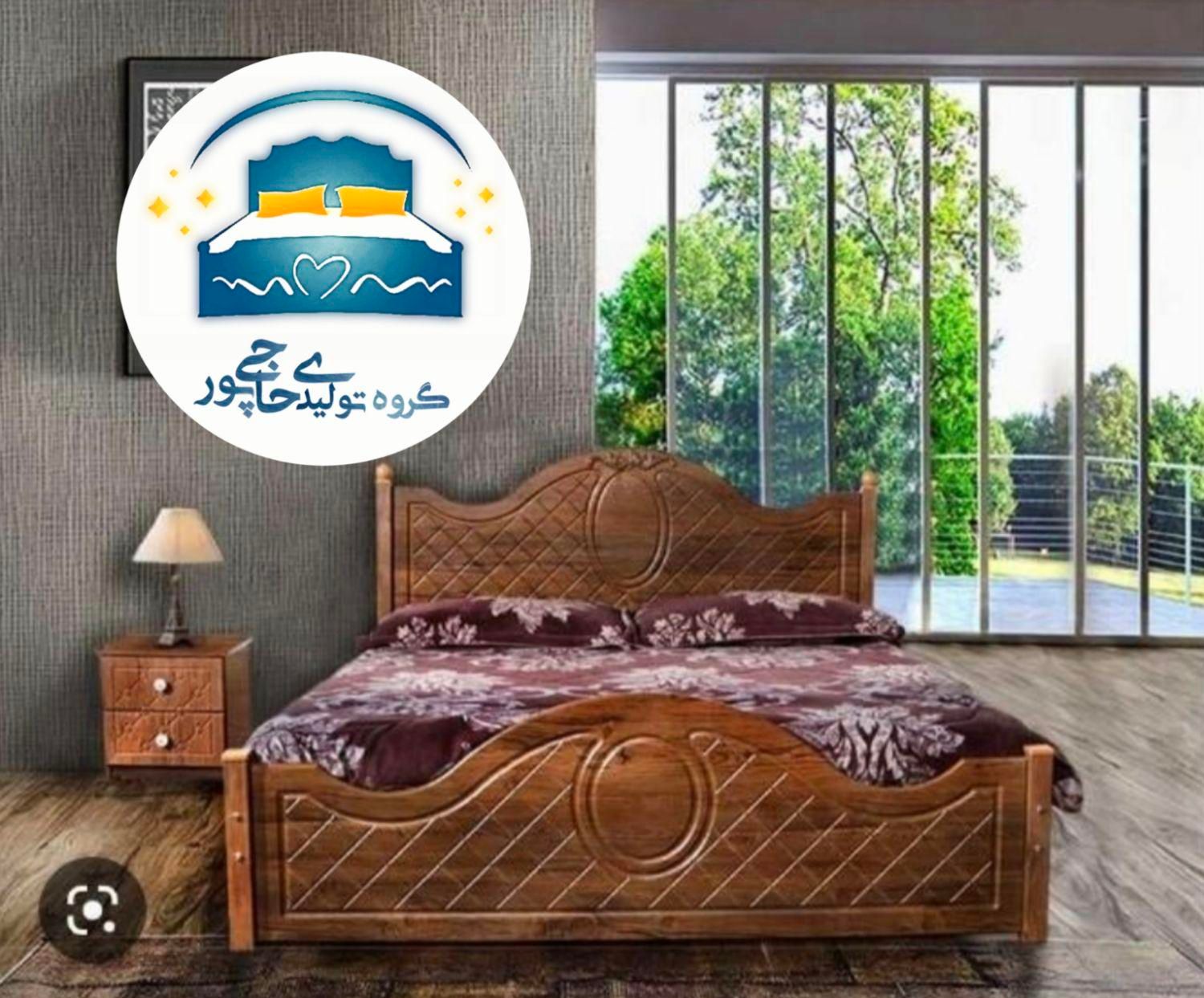 تخت خواب دو نفره حاجی پور(تختخواب۲دونفره)تشک شکیرا|تخت و سرویس خواب|مشهد, حسین‌آباد|دیوار