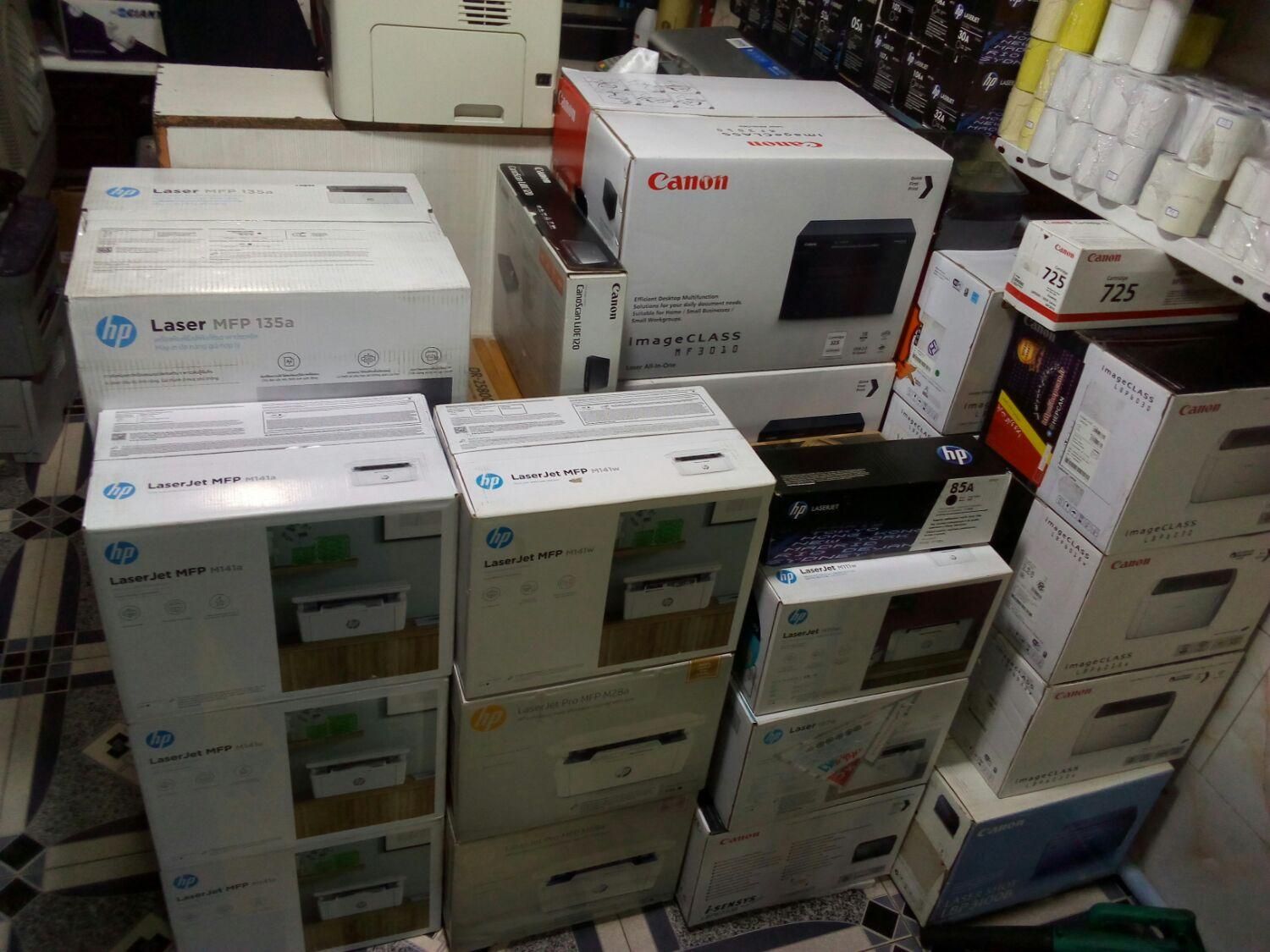 پرینتر سه کاره لیزری آکبند و استوک اروپا HP Canon|پرینتر، اسکنر، کپی، فکس|قرچک, ولی آباد|دیوار