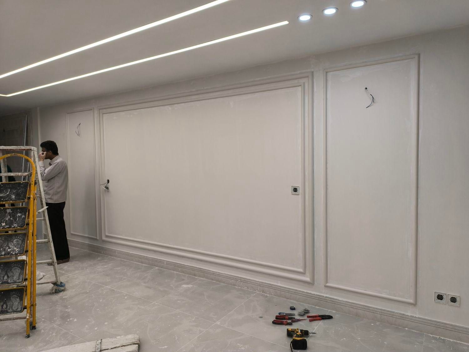 گچکاری،گچ کاری و ابزار و دیوار گچی با کیفیت...|خدمات پیشه و مهارت|اراک, |دیوار