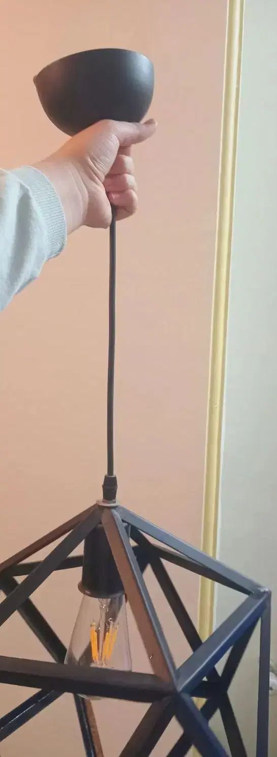 دو عدد لوستر مدرن مناسب خانه و کافه|لوستر و چراغ آویز|تهران, دولاب|دیوار