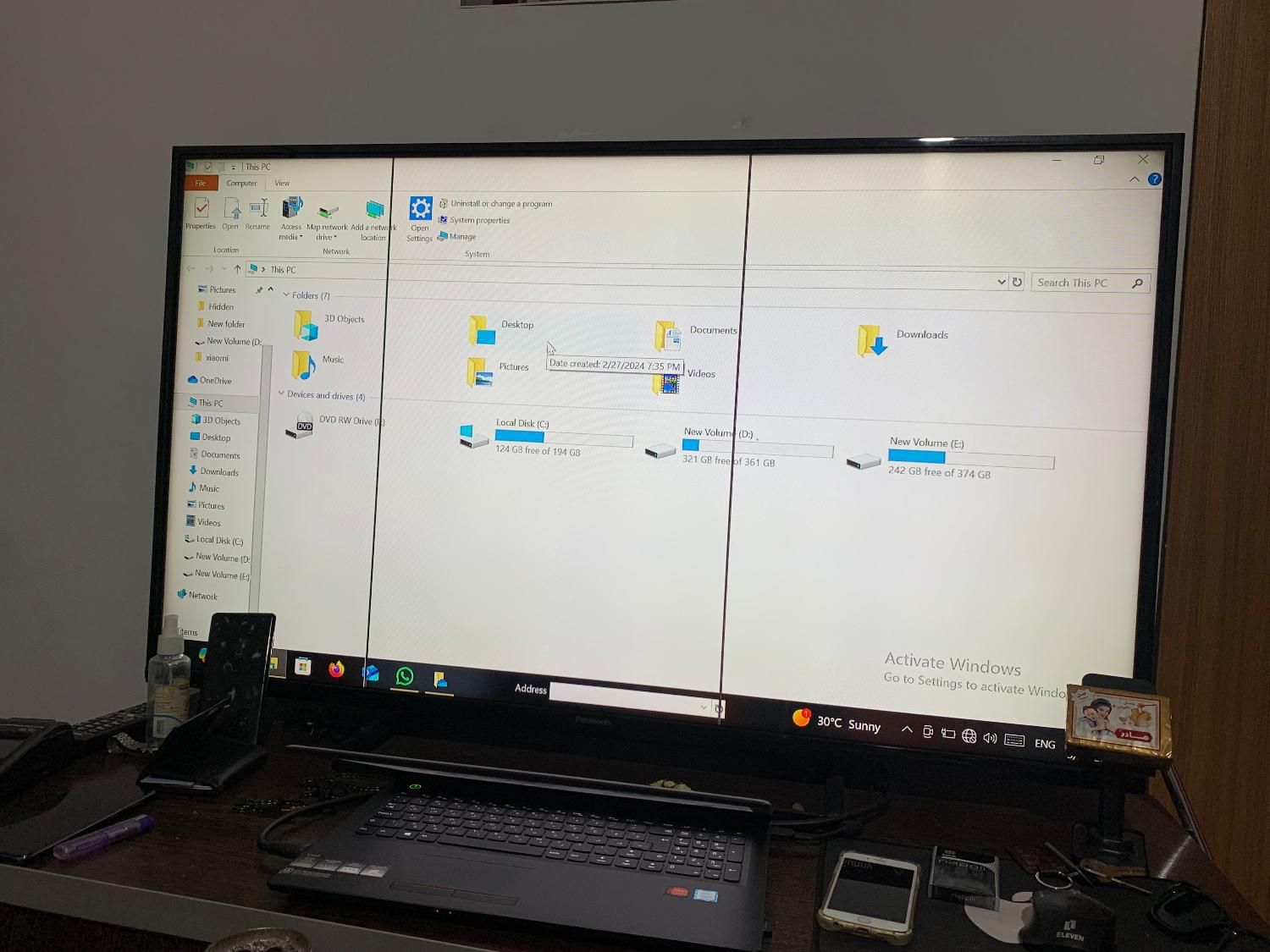 تلوزیون lcd|تلویزیون و پروژکتور|تنکابن, |دیوار