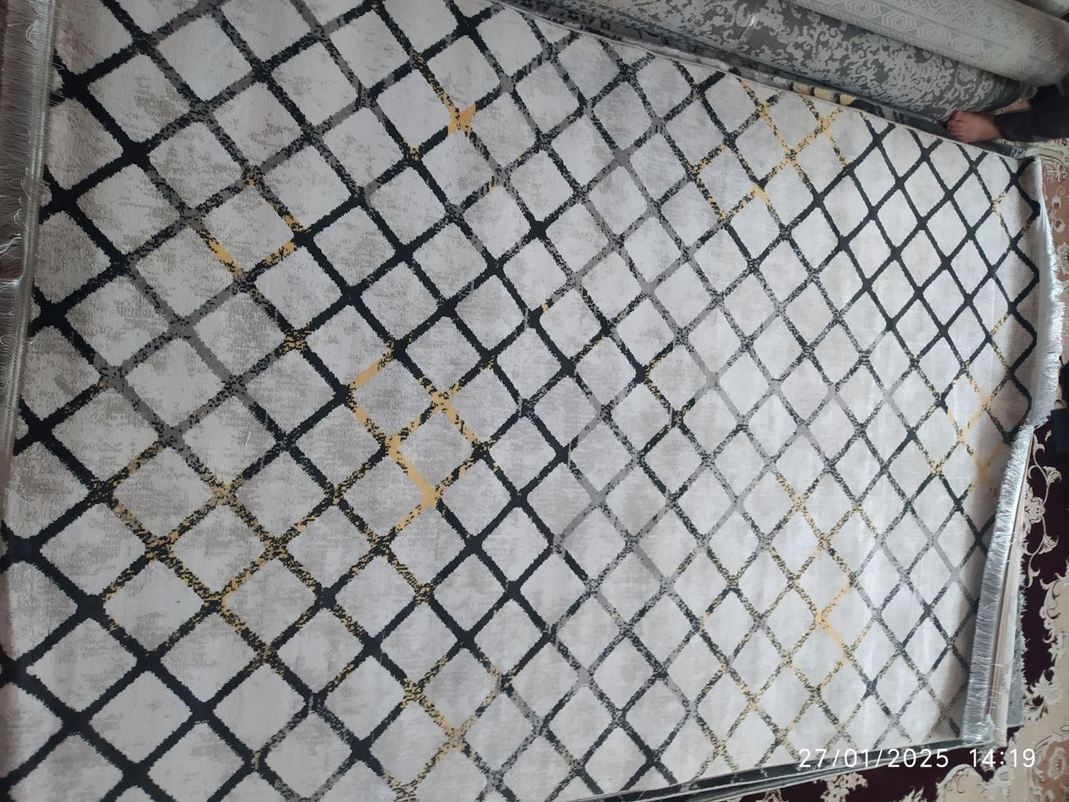 طرح فرش ، عرض 1.50 طول 2.25 متراژ 4 متری|فرش|گلستان (تهران), |دیوار