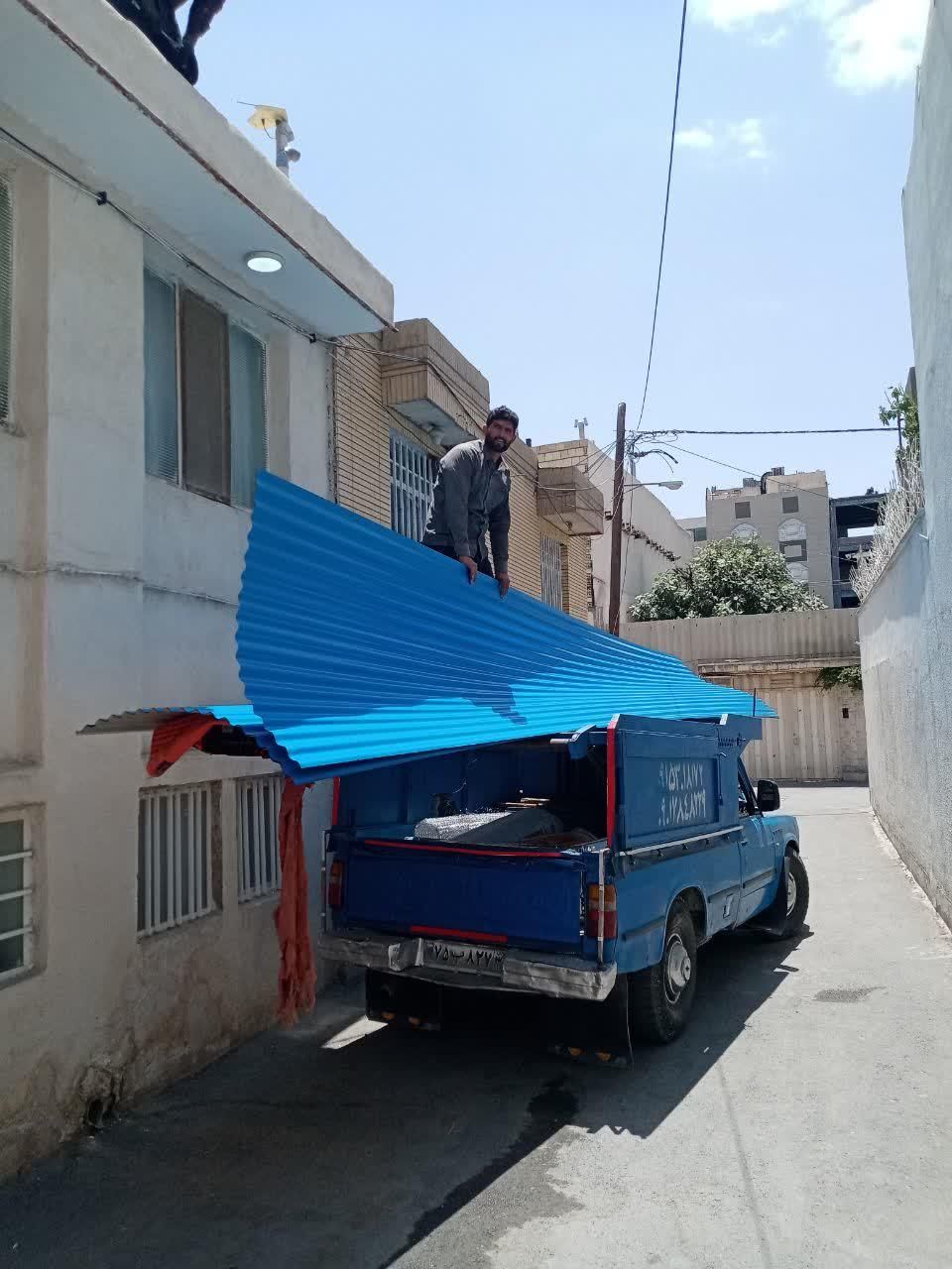 تندیس  انواع سازه فلزی سقف پروفیل خفاظ خین عرب|مجسمه، تندیس، ماکت|مشهد, کشاورز|دیوار