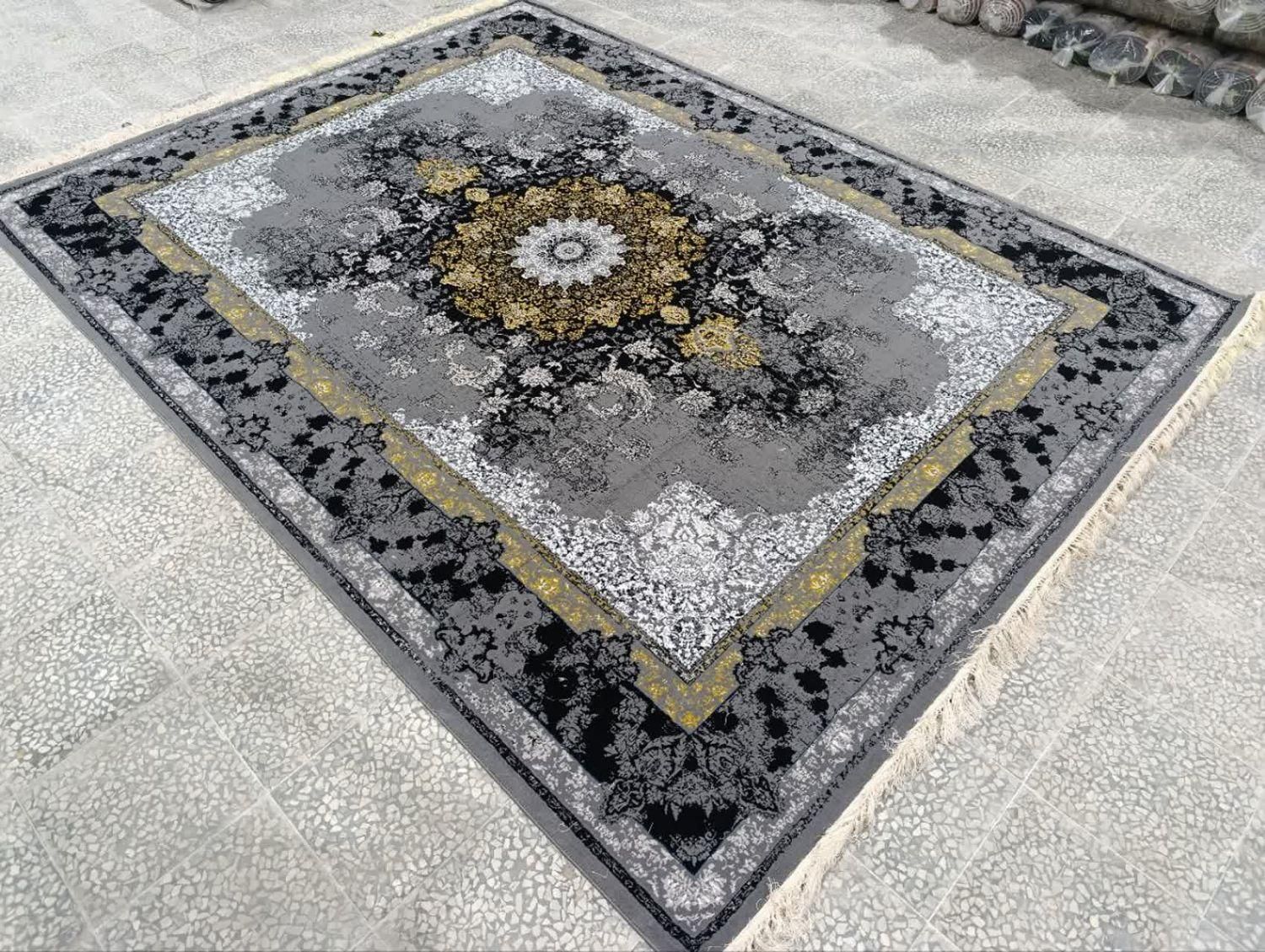 فرش طزح مانلی همه رنگ|فرش|ساوه, |دیوار