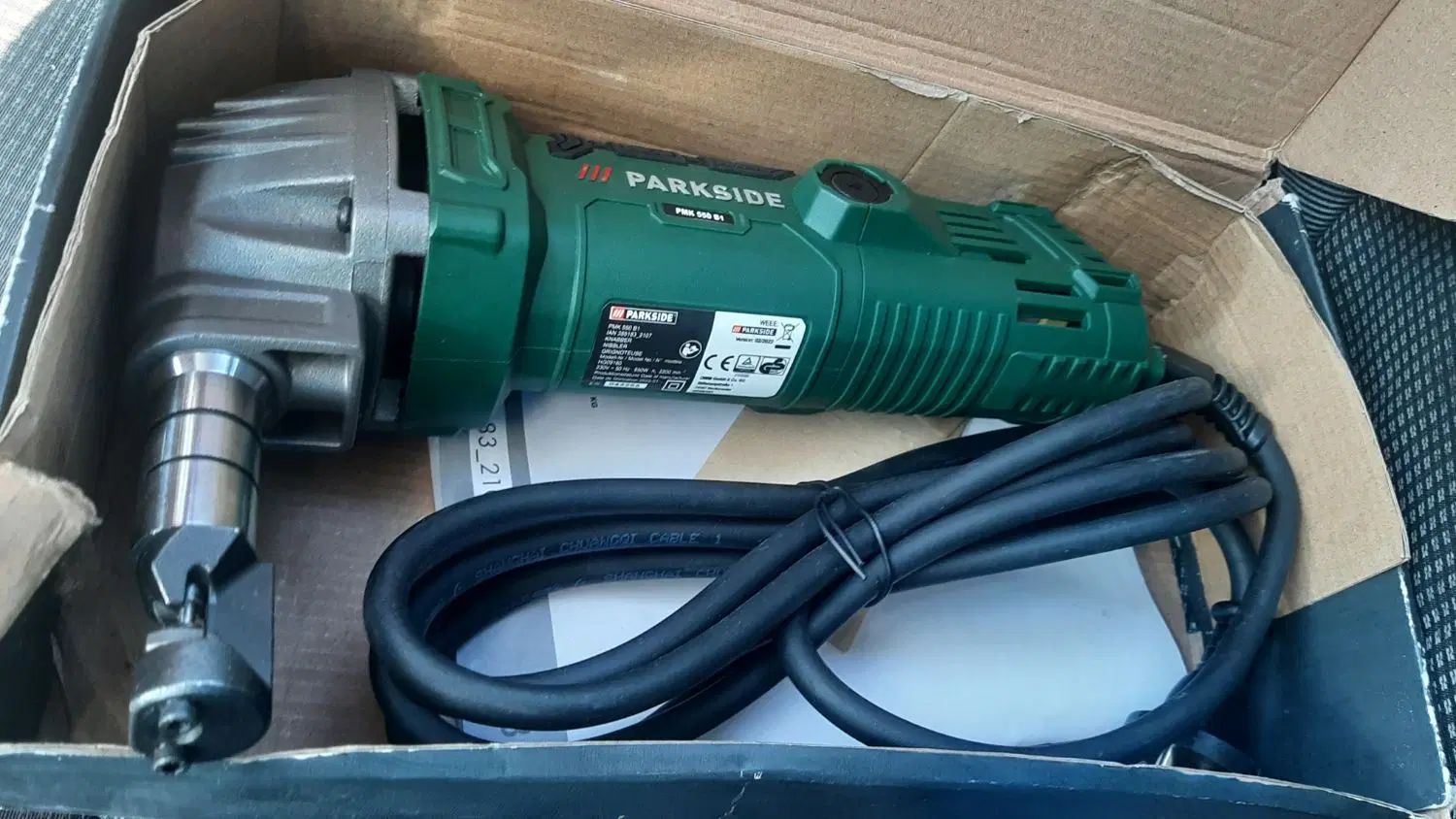 ورق‌بر برقی پارکساید PMK 550 B1 نو|ابزارآلات|تهران, شهرک دریا|دیوار