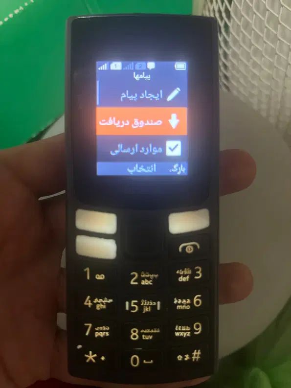 گوشی موبایل نوکیا ۱۰۶ دوسیم کارت مشکی سالم تمیز|موبایل|رشت, استقامت ۱|دیوار