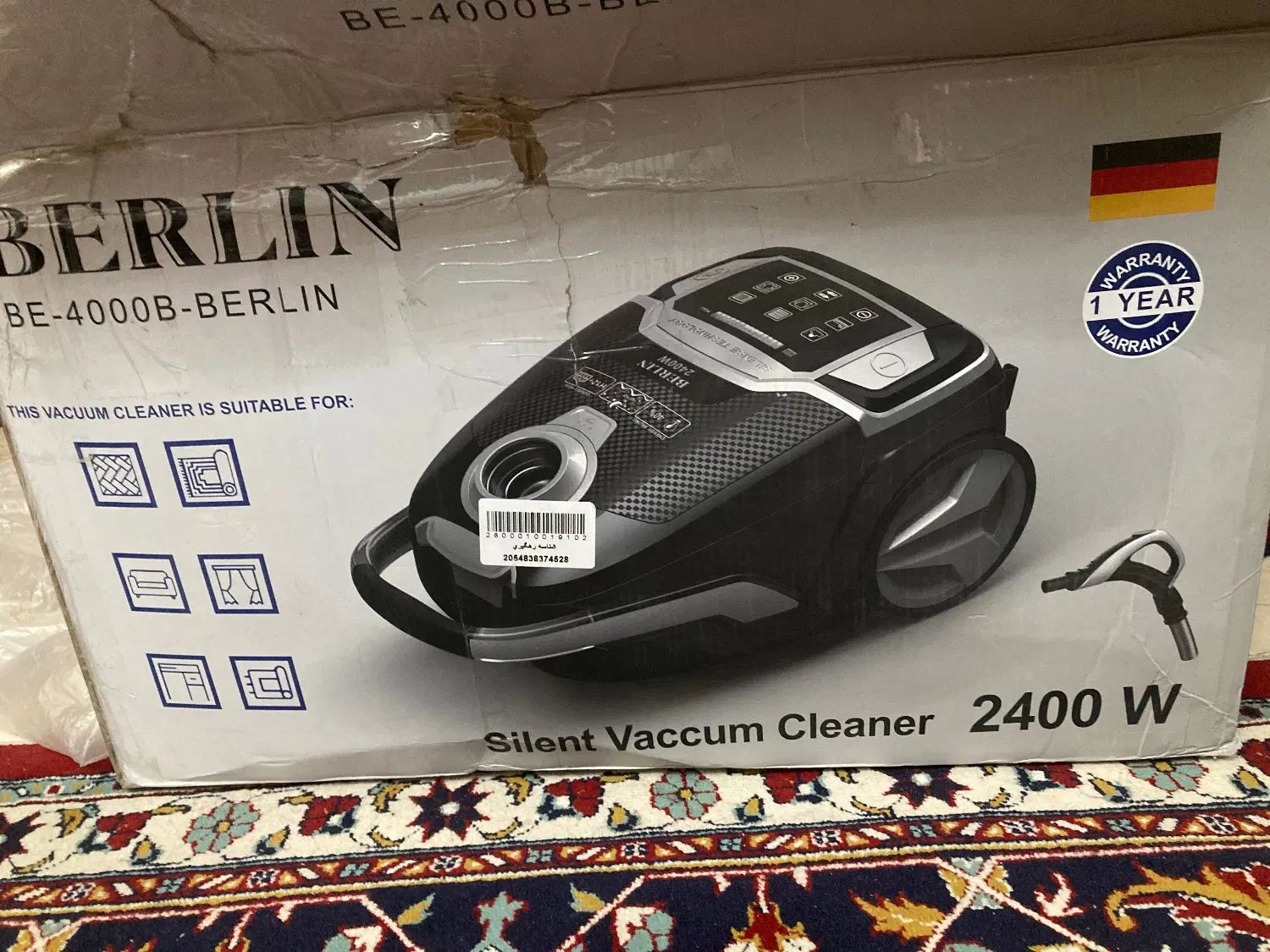 جاروبرقی برلین BE-4000b|جاروبرقی، جارو شارژی، بخارشو|مشهد, ارشاد|دیوار