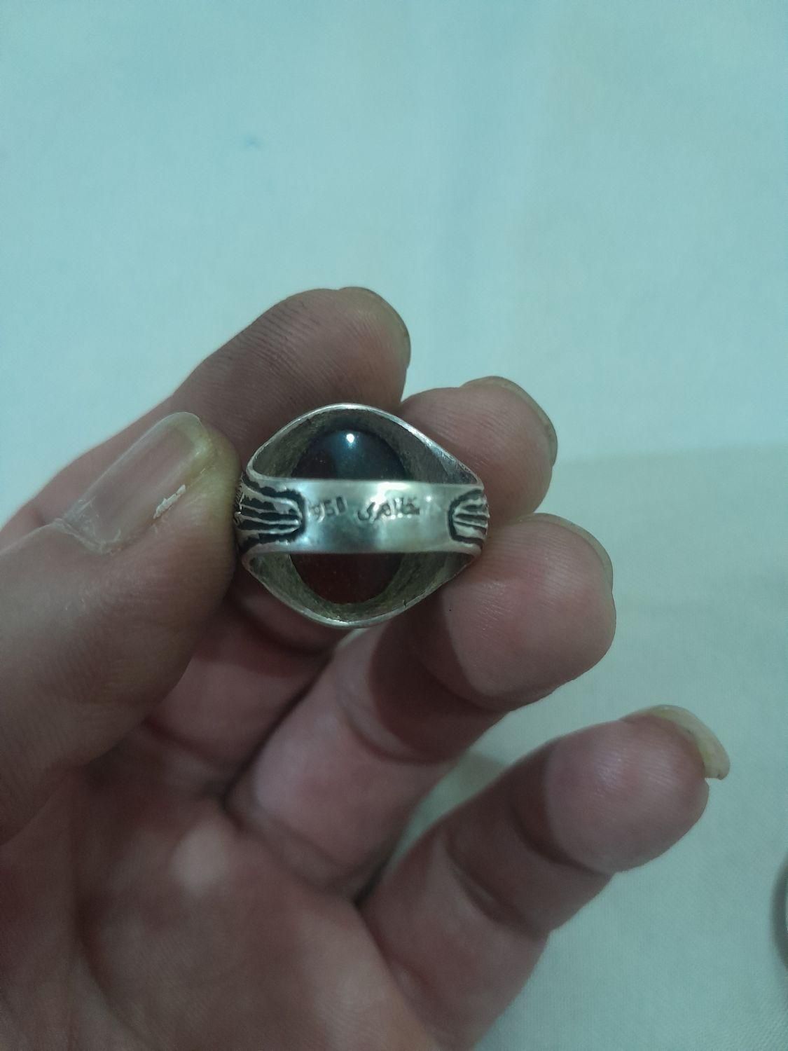 چند تا انگشتر نقره عقیق|بدلیجات|تهران, افسریه شمالی|دیوار