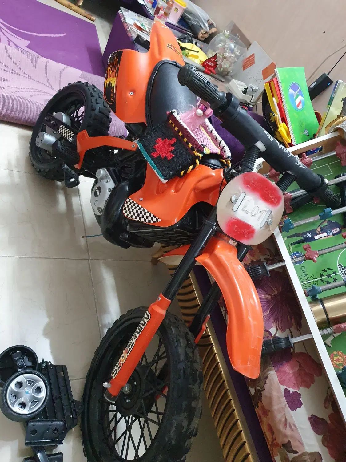 موتور شارژی درحد دکور بوده وارداتی لیفان|اسباببازی|قم, بلوار امین و ساحلی|دیوار