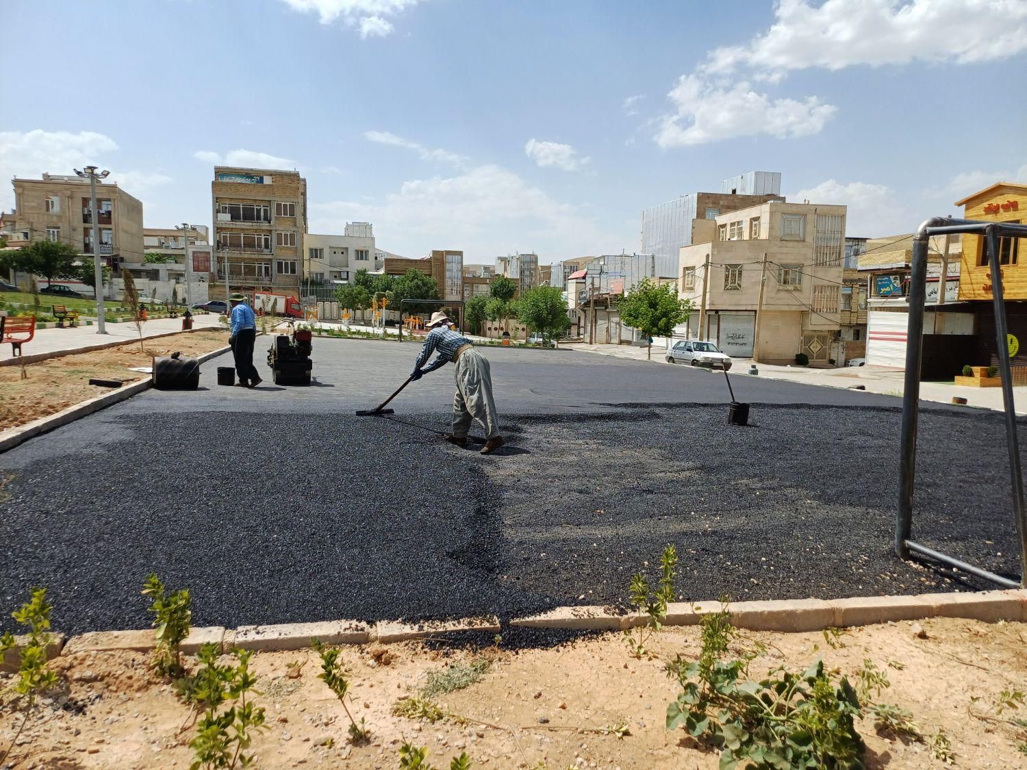 آسفالت ایزوگام قیرگونی وشیب بندی|خدمات پیشه و مهارت|کرمانشاه, |دیوار