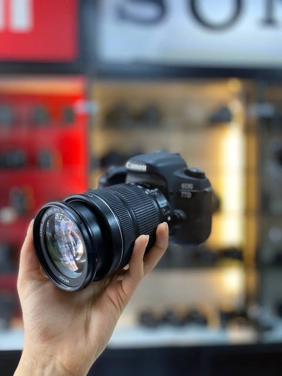 دوربین کانن canon 77d با لنز 135-18|دوربین عکاسی و فیلم‌برداری|تهران, بازار|دیوار