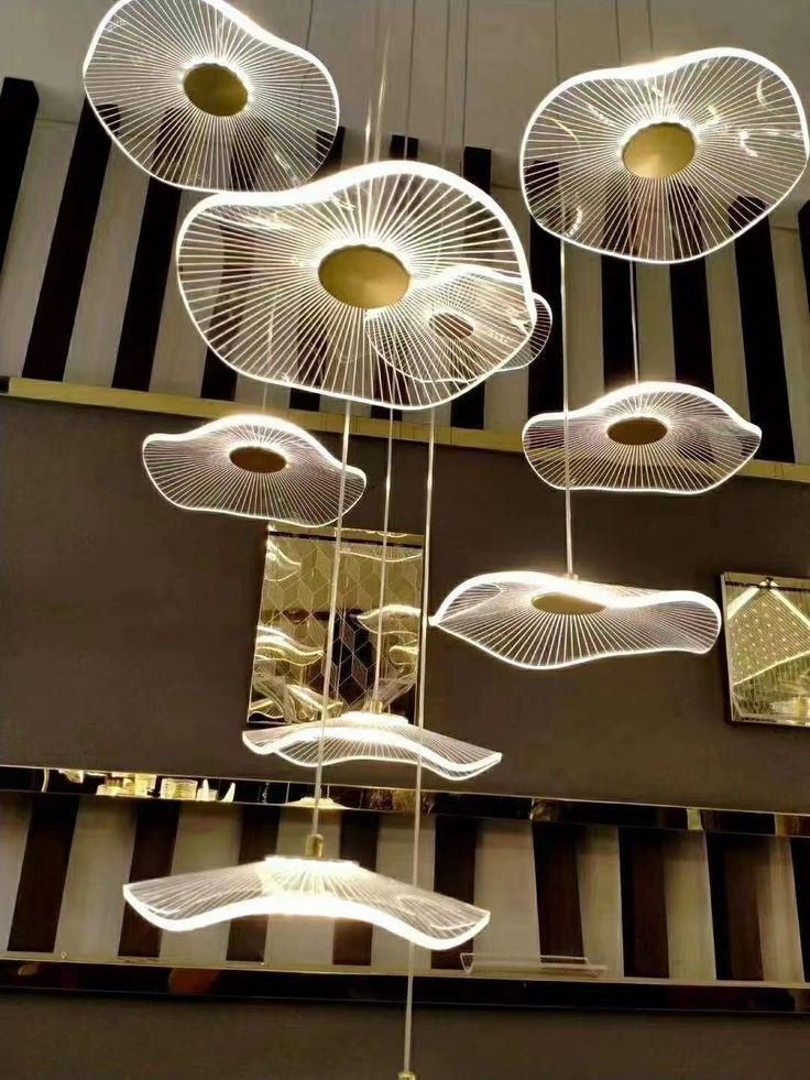 لوستر سقفی مدرن پلکسی گلاس پانچی کد ۱۱۲۰|لوستر و چراغ آویز|تهران, چیتگر جنوبی|دیوار