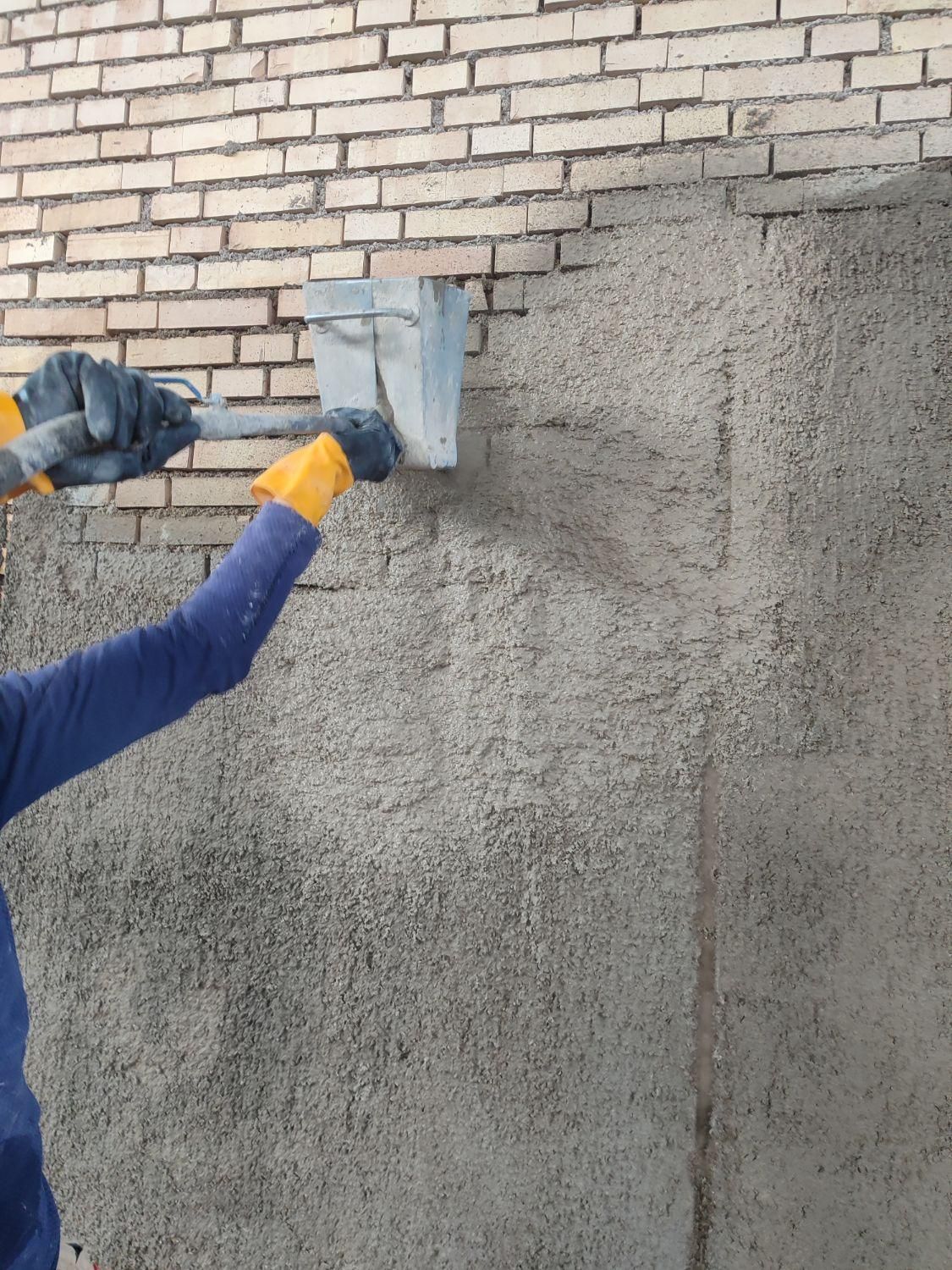 سیمانکاری پلاستر بادستگاه|خدمات پیشه و مهارت|شیراز, رکنآباد|دیوار