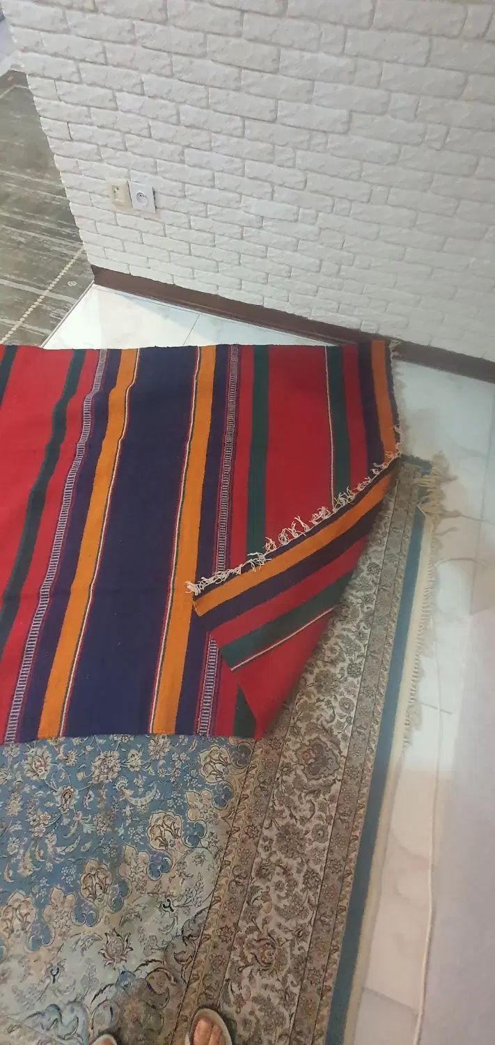 جاجیم دست‌بافت پشمی اصل نو و استفاده‌نشده|گلیم، جاجیم، گبه|تهران, شهرک الهیه غرب|دیوار