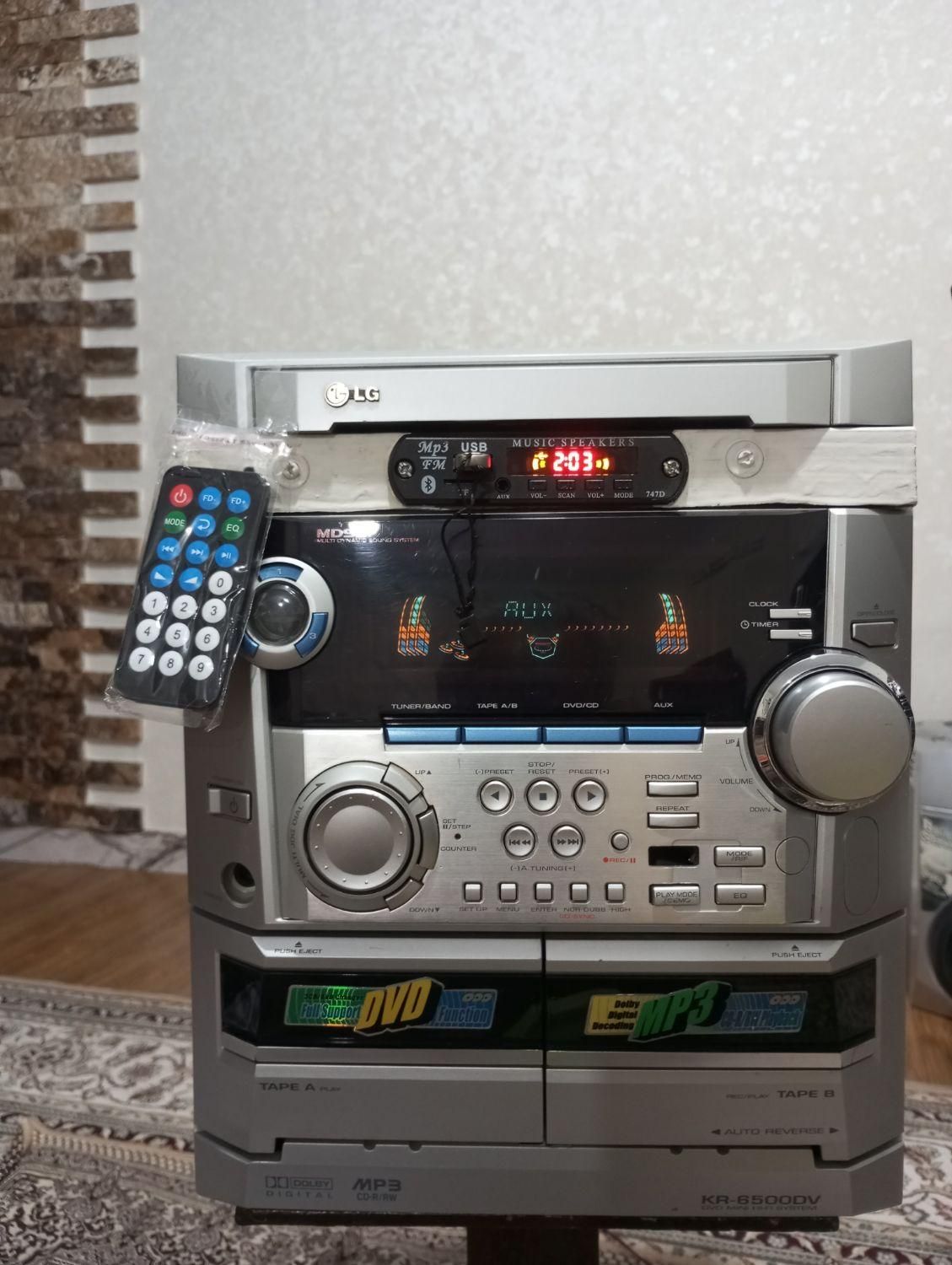 رادیو ضبط ال جی مدل KR6500DV|سیستم صوتی خانگی|تهران, افسریه|دیوار