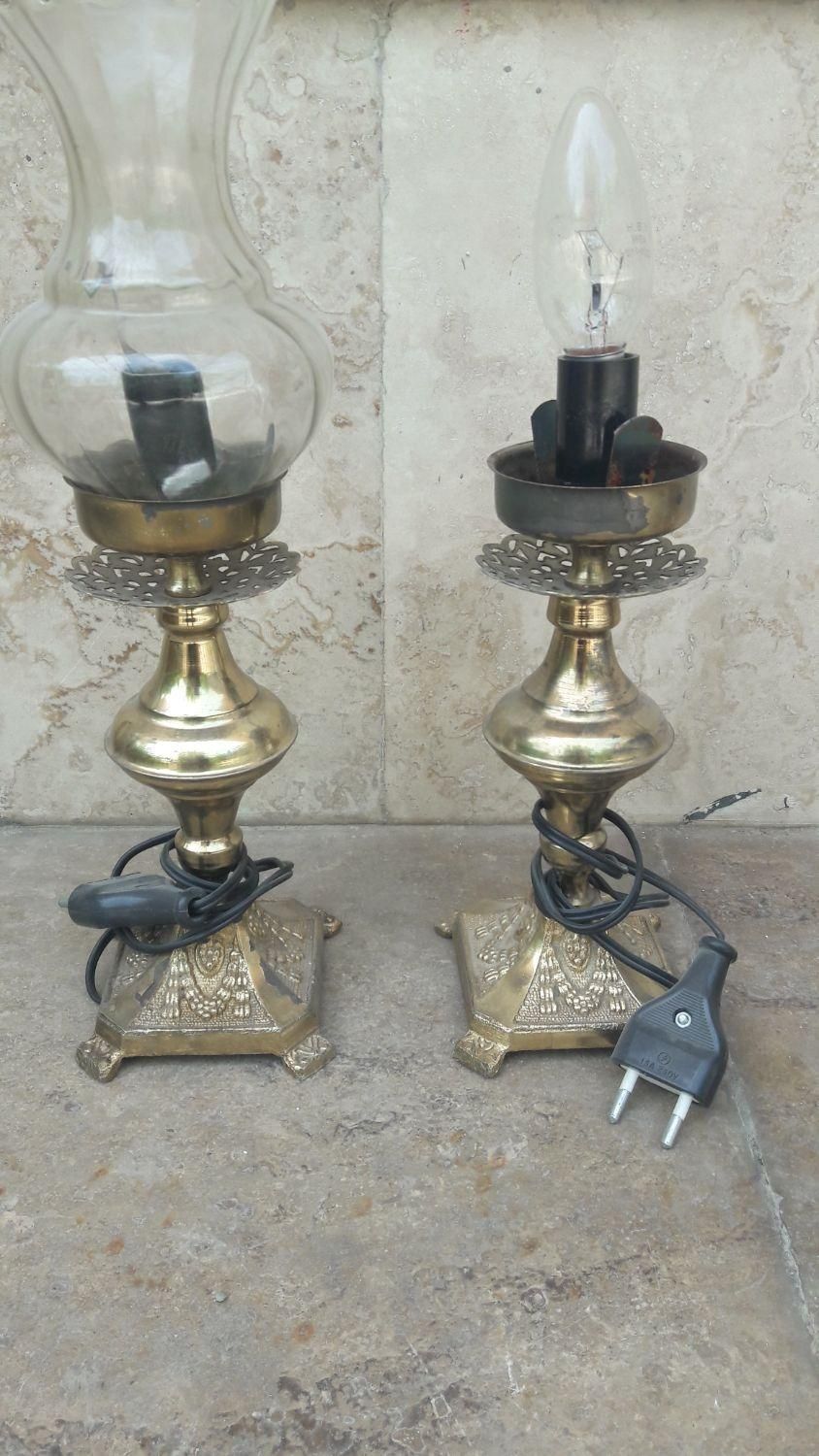 شمعدان برنجی|لوستر و چراغ آویز|شهریار, |دیوار
