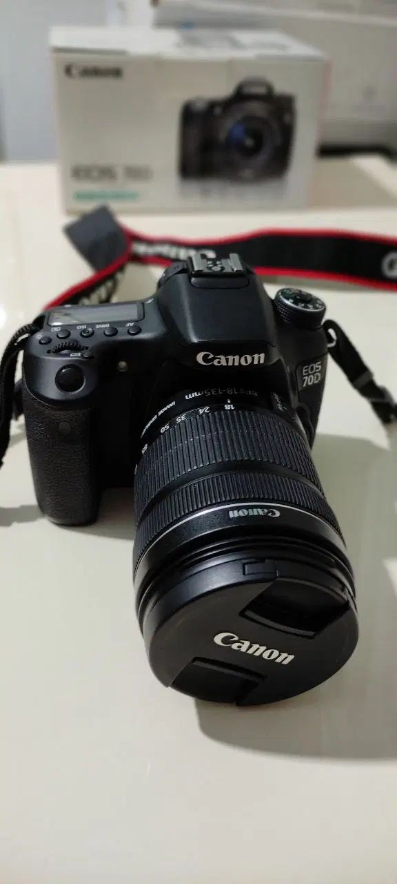 دوربین canon 70D 18-135 خونگی|دوربین عکاسی و فیلم‌برداری|تهران, اقدسیه|دیوار