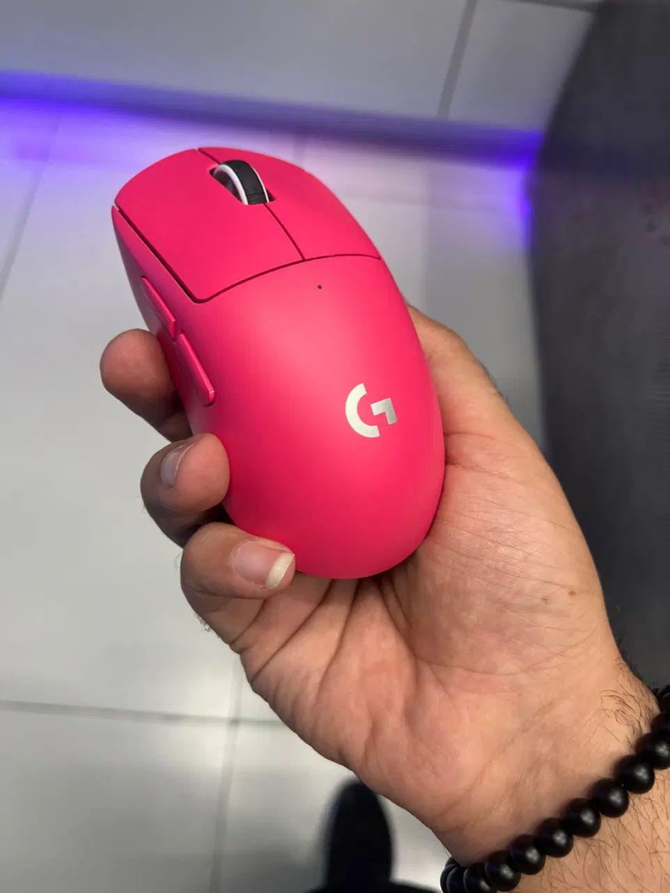 موس سوپرلایت ۲ صورتی ماوس mouse logitech|قطعات و لوازم جانبی رایانه|تهران, ونک|دیوار