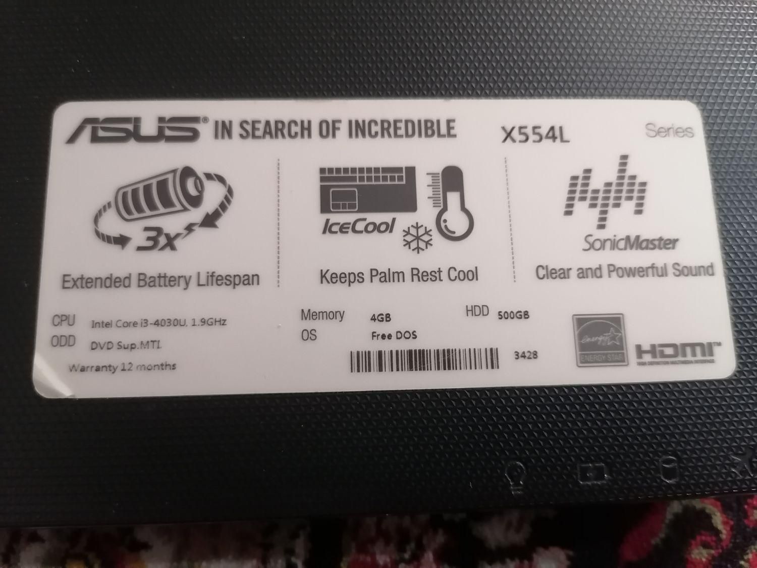 لب تاب asus برند جهانی|رایانه همراه|تهران, نظام‌آباد|دیوار