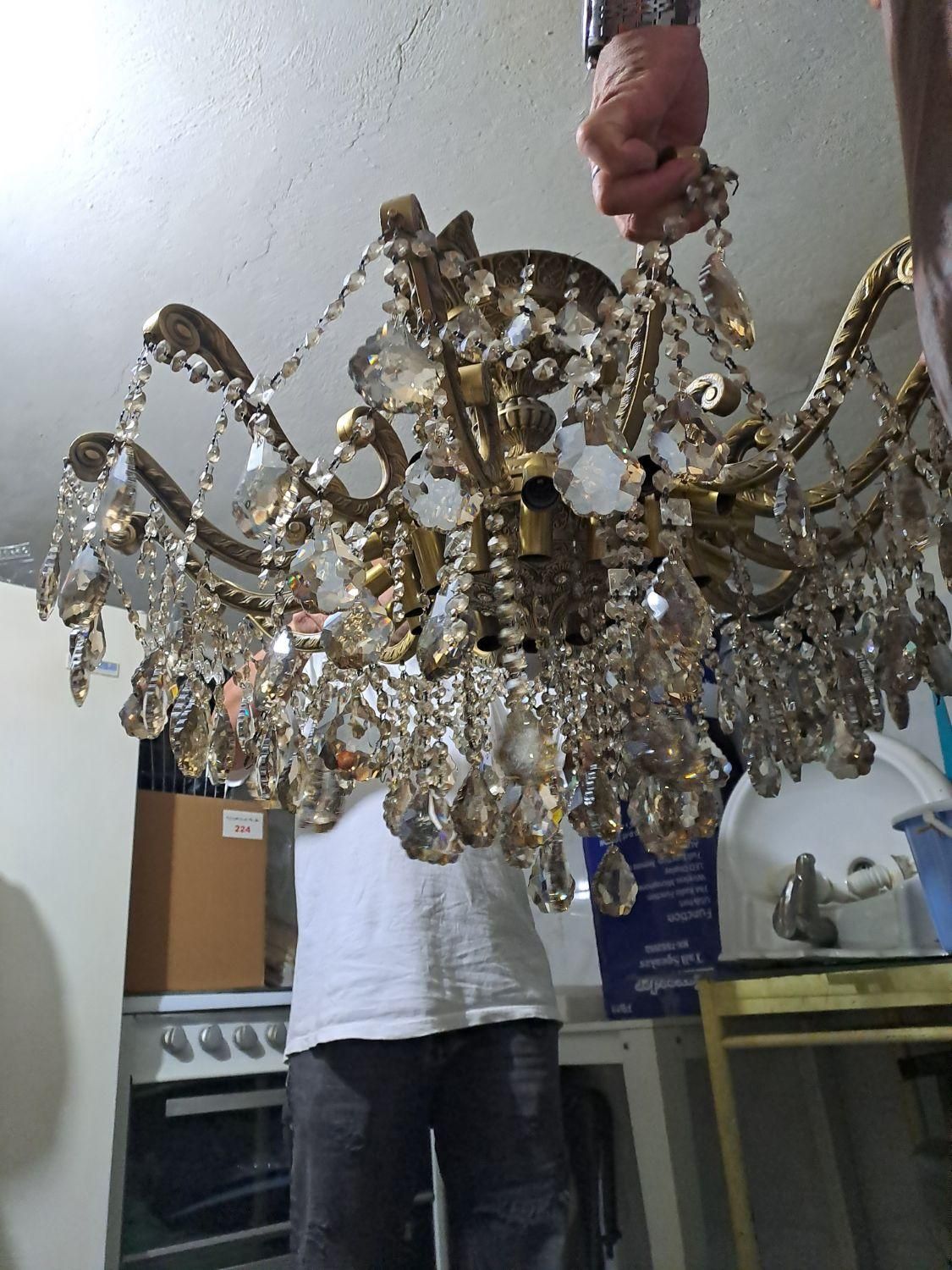 لوستر برنز نو نو|لوستر و چراغ آویز|ماهدشت, |دیوار