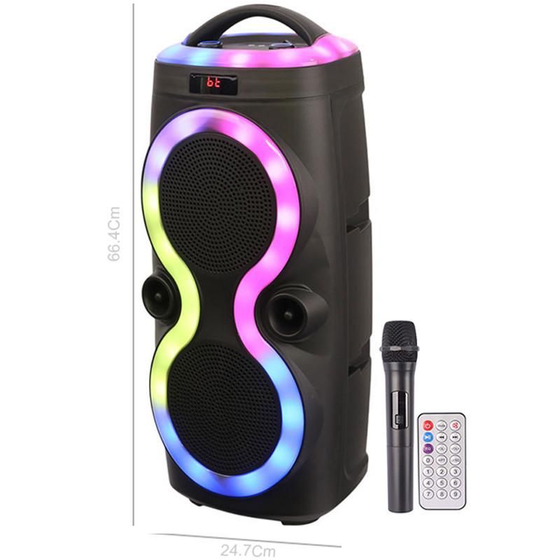 اسپیکر چمدانی بلوتوثی میکروفون شارژی وکنترلدار|سیستم صوتی خانگی|رشت, دیانتی|دیوار