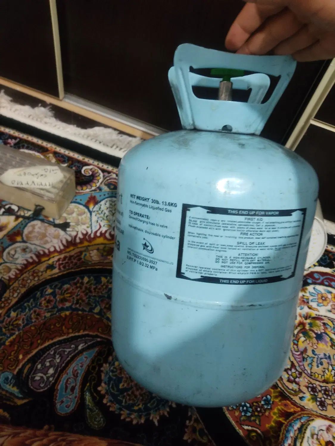 کپسول خالی گاز کولر R134a|کولر گازی و فن‌کوئل|کرمانشاه, |دیوار