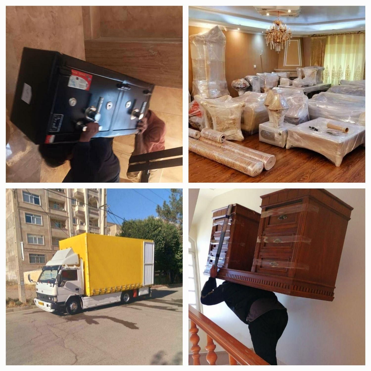 شرکت باربری((احسان بار)کارگر و کامیونت100٪تضمینی|خدمات حمل و نقل|اردبیل, |دیوار