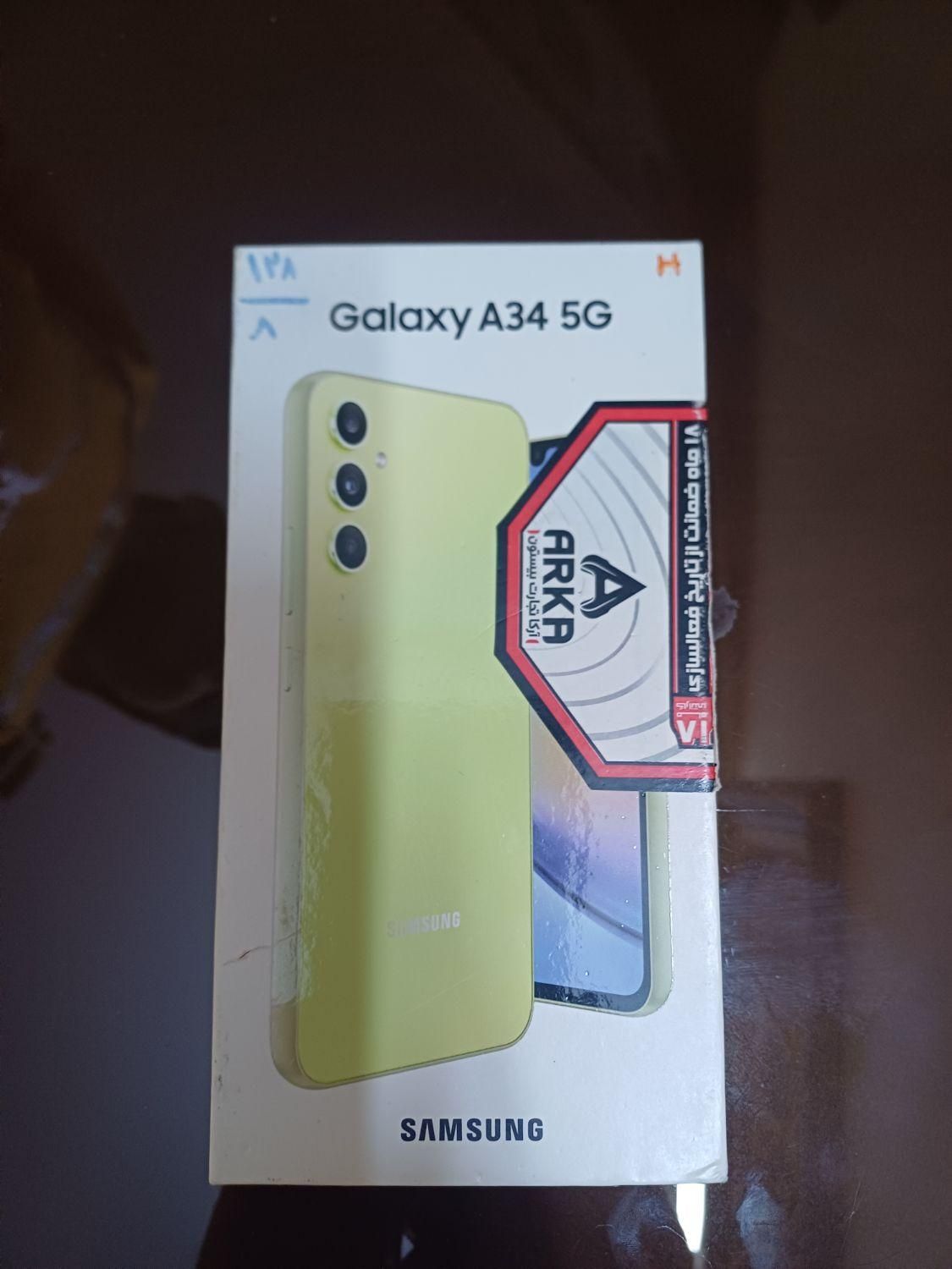 سامسونگ Galaxy A34 با حافظهٔ ۱۲۸ گیگابایت|موبایل|تهران, ایران|دیوار