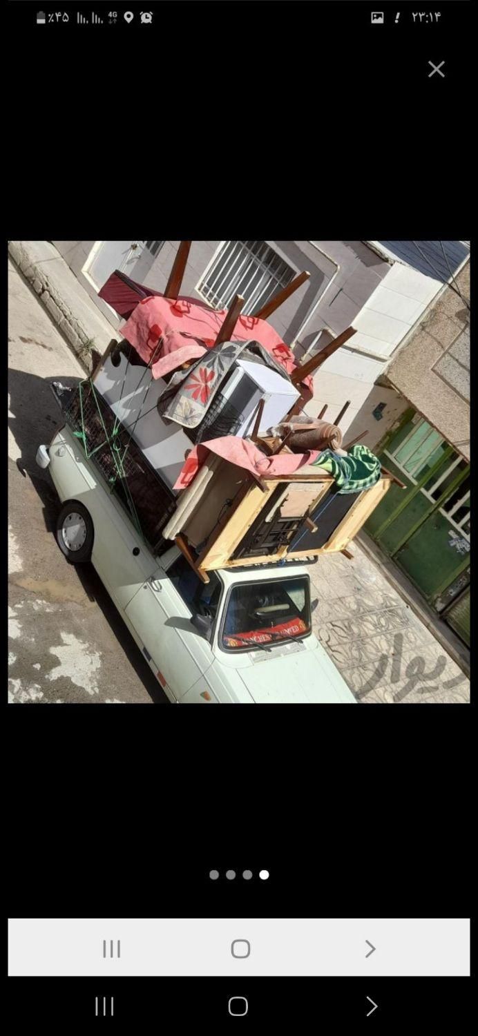 حمل بار وانت پیکان همراه با کارگر کفی مبلی پاکدشت|خدمات حمل و نقل|پاکدشت, حصار امیر|دیوار