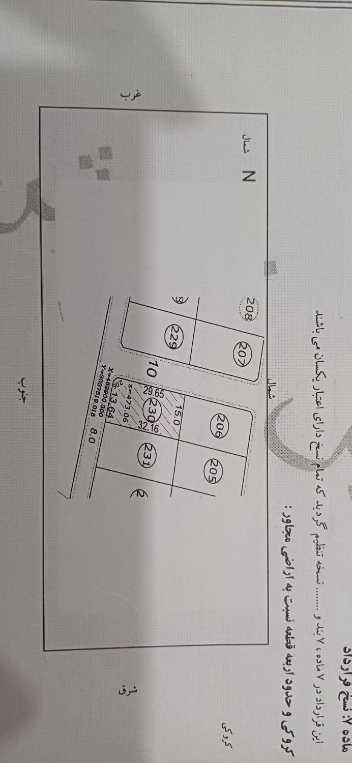فروش زمین ۴۷۳ متری|فروش زمین و ملک کلنگی|تخت, |دیوار