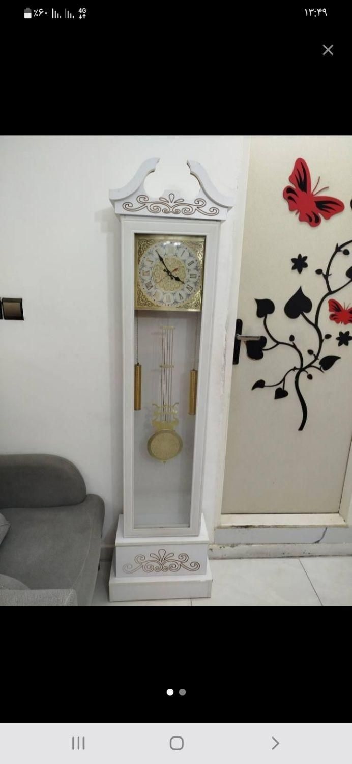 ساعت ایستاده چوبی mdf|ساعت دیواری و تزئینی|محمدشهر, ولدآباد بزرگ|دیوار