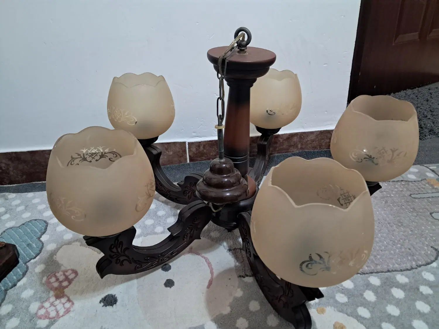 لوستر چوبی ودیوارکوب|لوستر و چراغ آویز|رشت, گلسار|دیوار