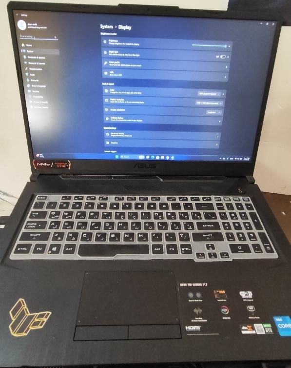 لپتاپ گیمینگ F17 ASUS|رایانه همراه|اهواز, زیتون کارمندی|دیوار