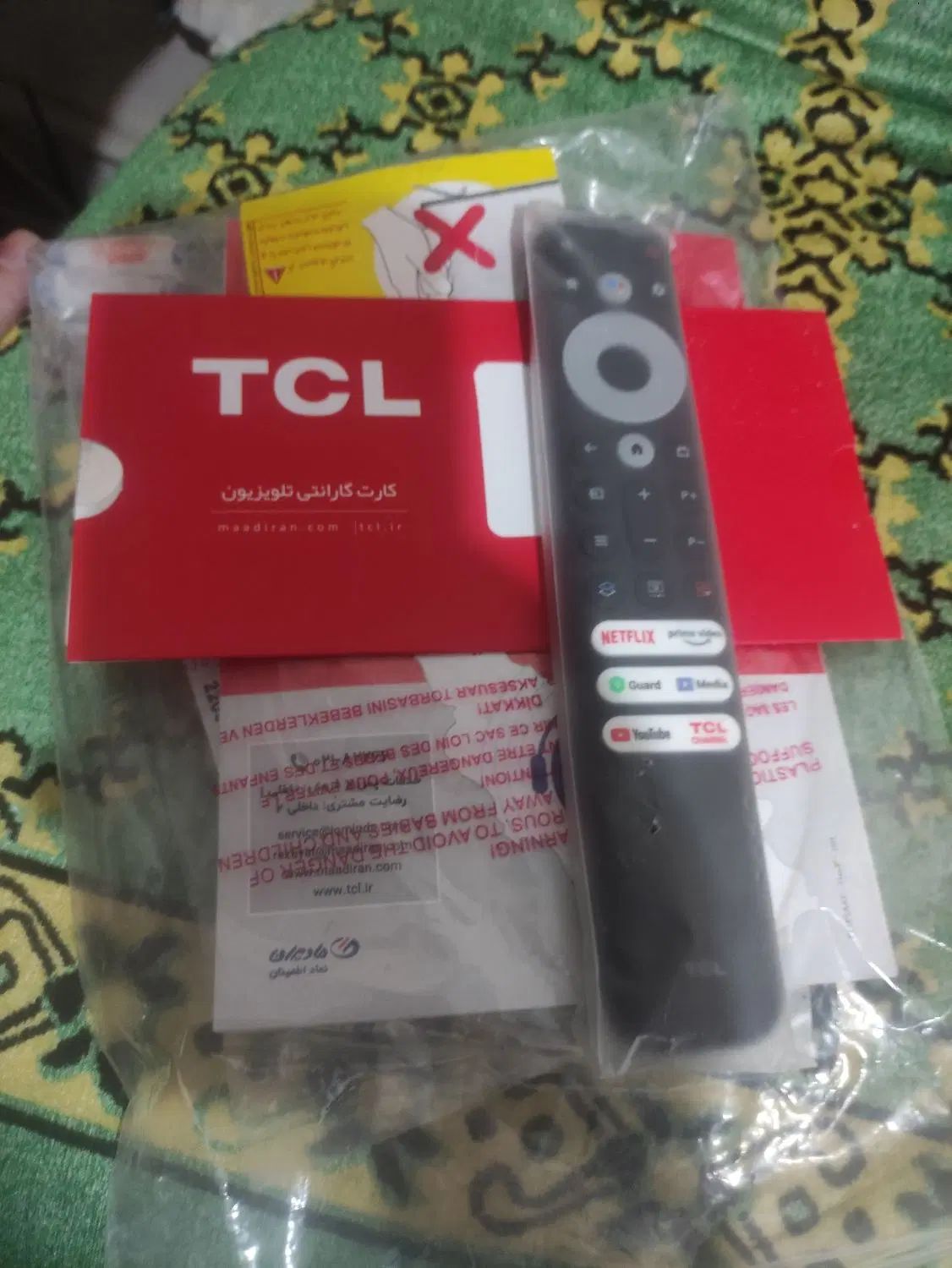 کنترل اصلی تلویزیون led هوشمند tcl|تلویزیون و پروژکتور|تهران, ستارخان|دیوار