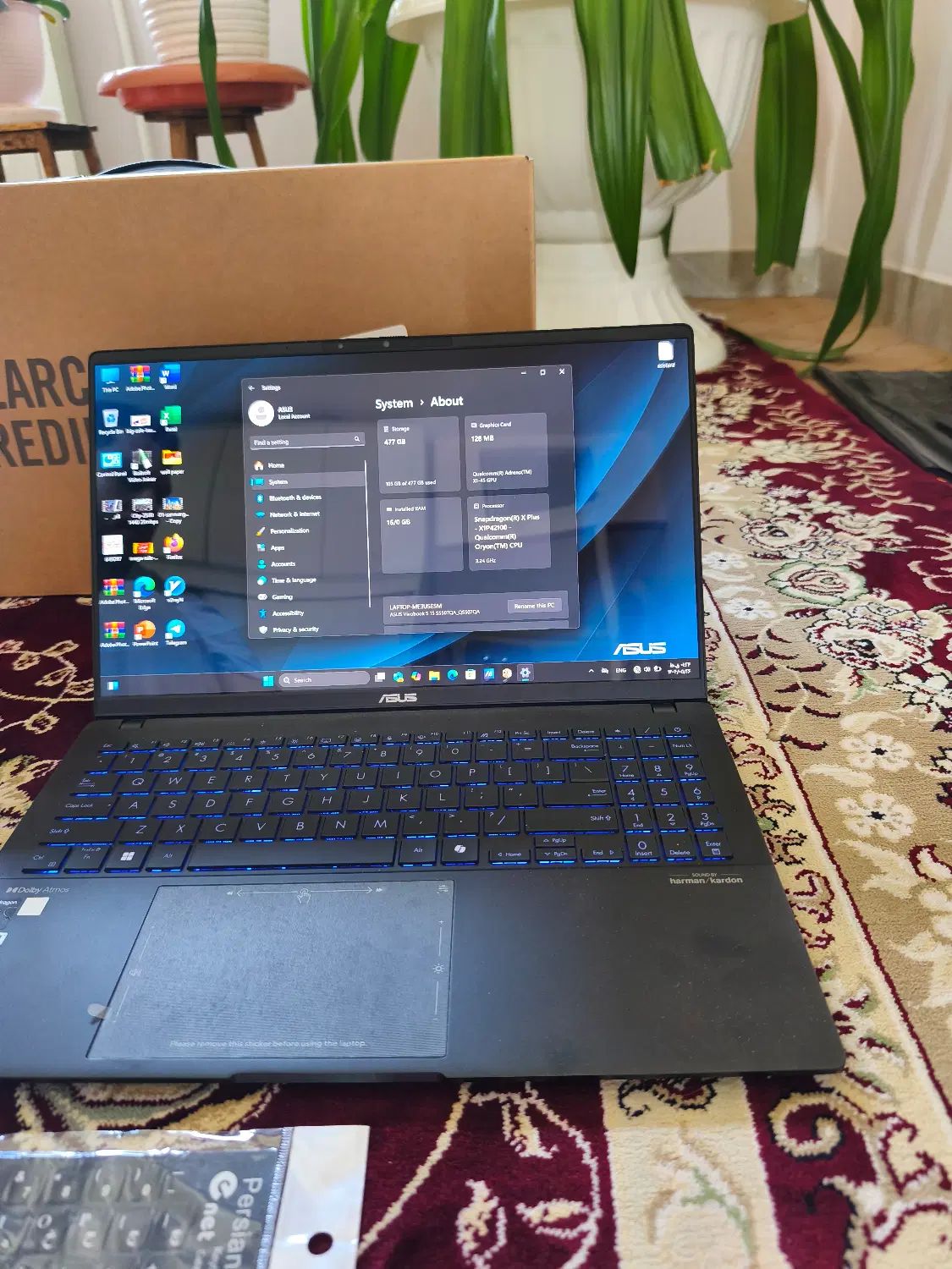 لب تاب ایسوس vivobooks15 55507QA|رایانه همراه|کرج, شهرک بهارستان|دیوار