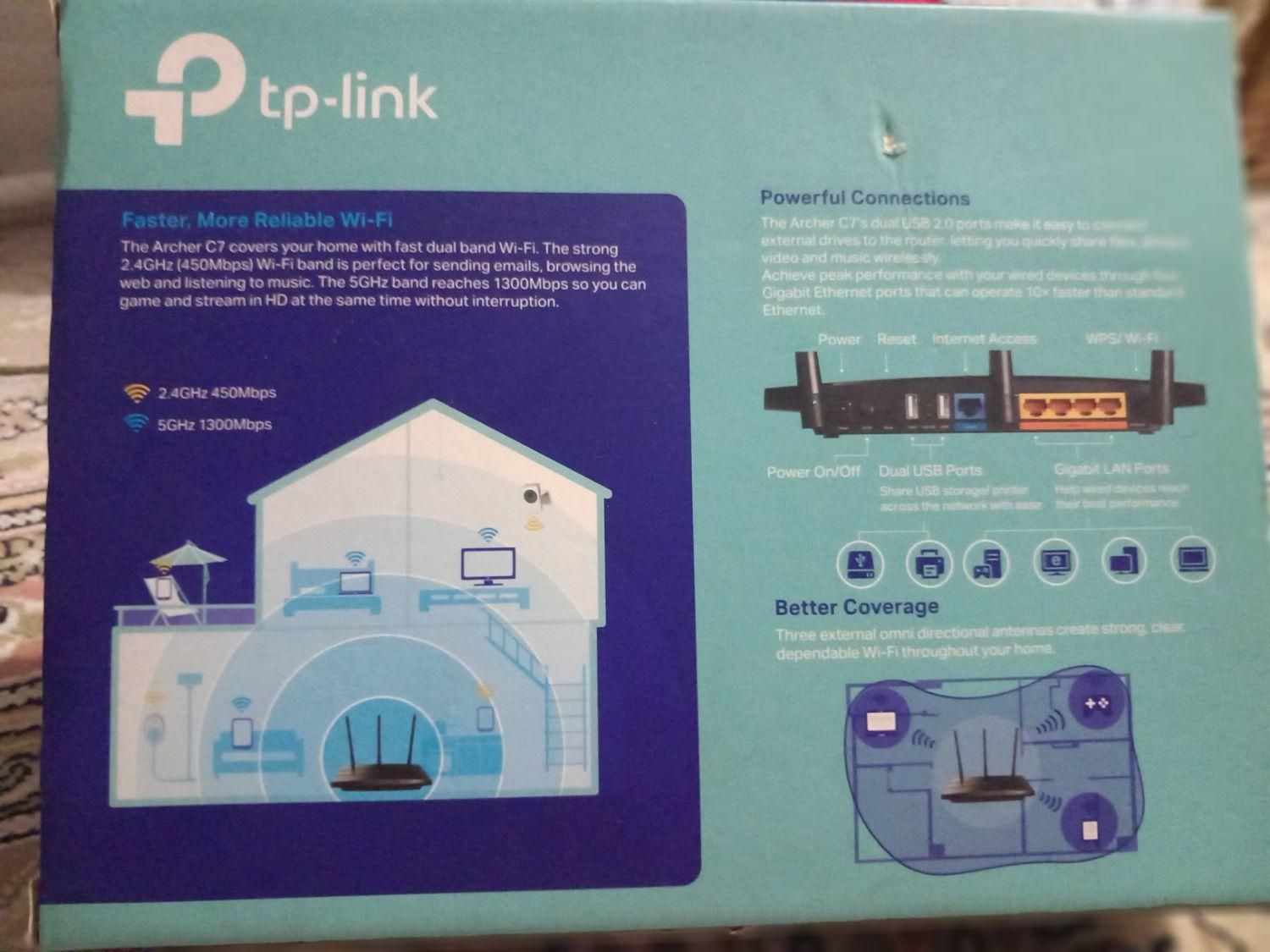 مودم  وایرلس Ac1750|مودم و تجهیزات شبکه|تهران, منیریه|دیوار