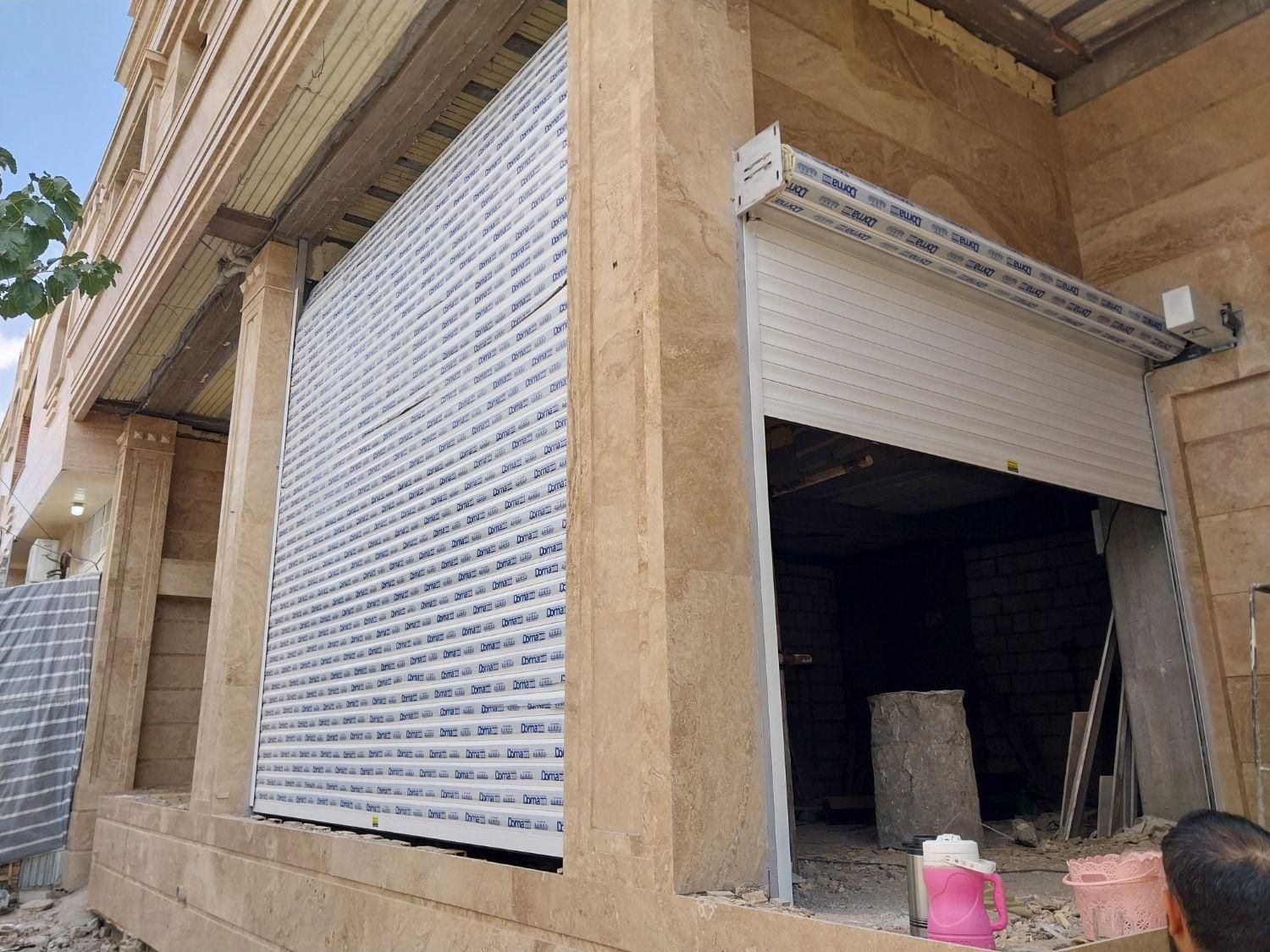 درب برقی جک پارکینگ و شیشه سکوریت|مصالح و تجهیزات ساختمان|مرودشت, پشت سایپا|دیوار