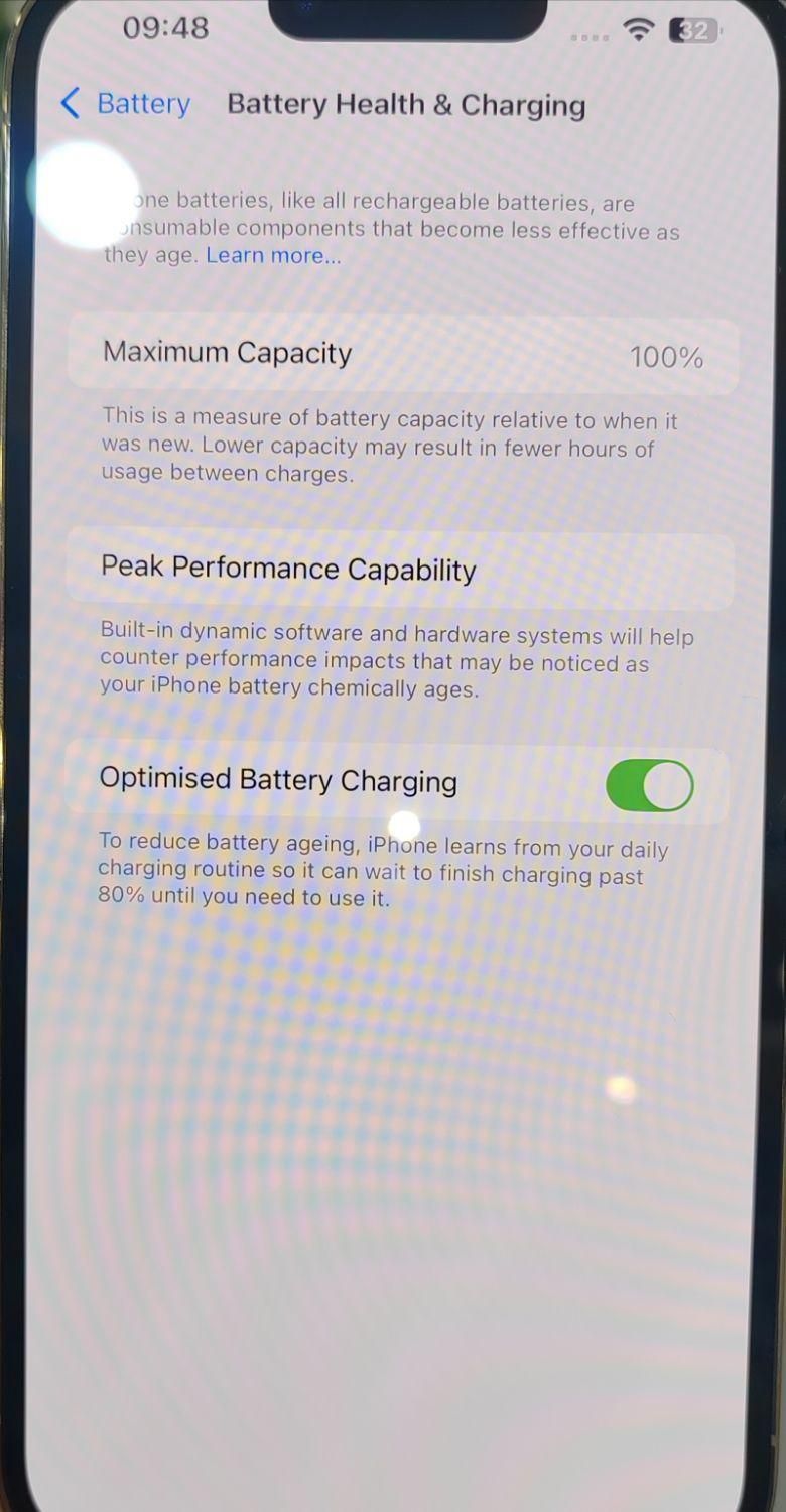اپل iPhone 13 Pro Max 256گیگ در حد اک 100 درصد|موبایل|اصفهان, چرخاب|دیوار