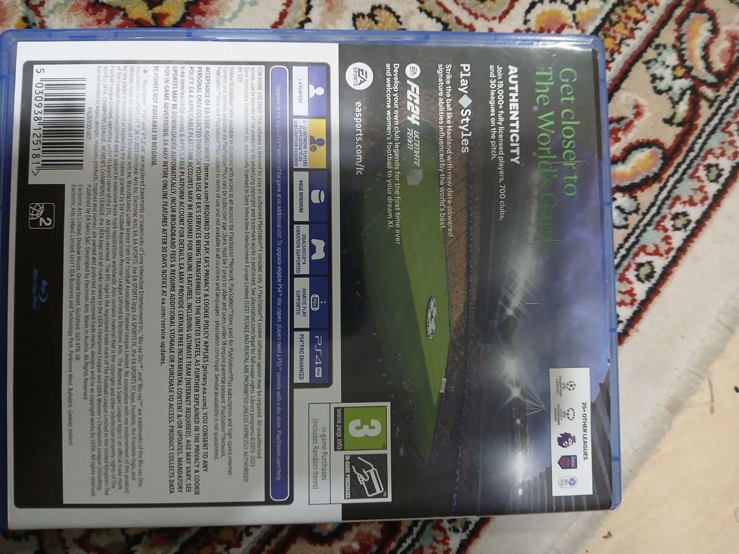 fc24 برای ps4|کنسول، بازی ویدئویی و آنلاین|گرگان, |دیوار