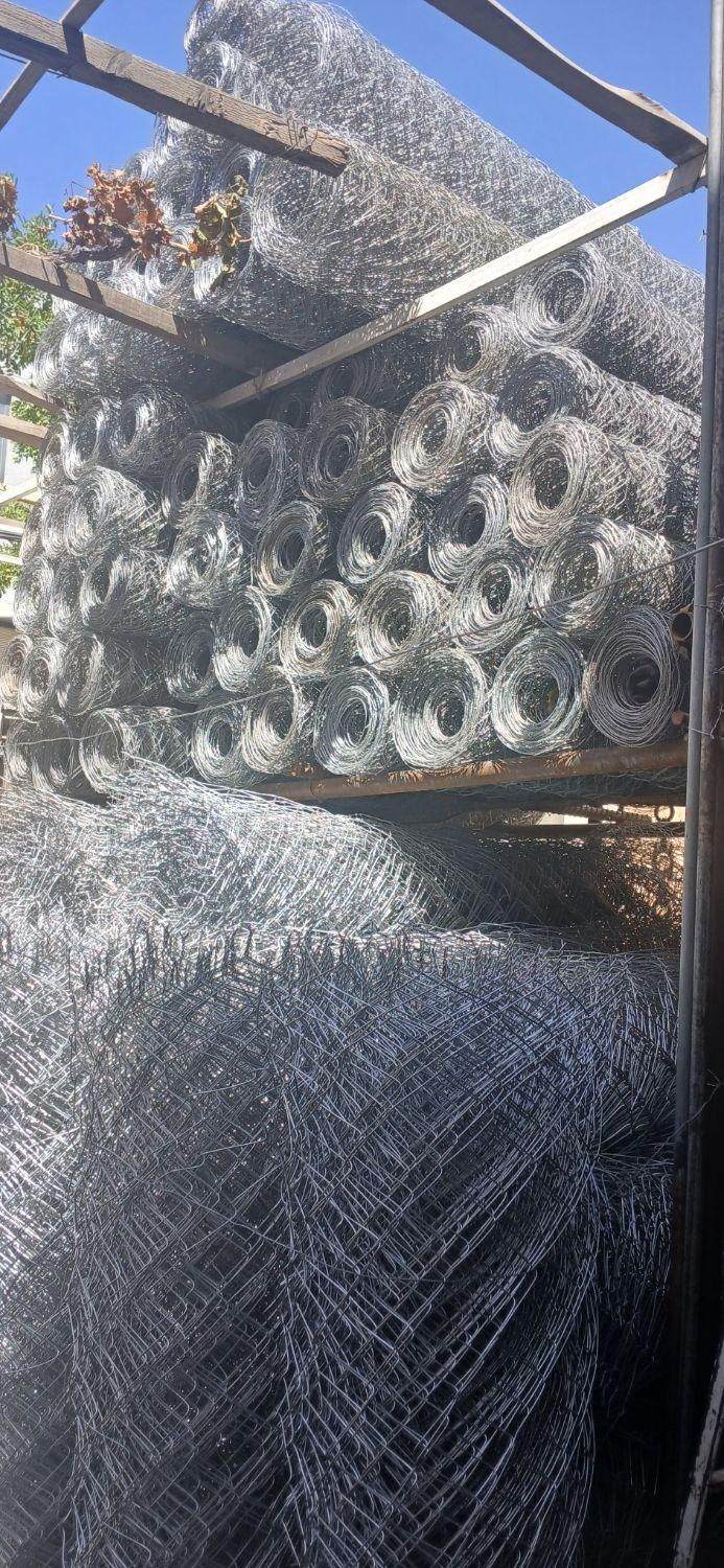 فروش تور حصاری فنس سیم خادار گابیون پایه فنس درب|مصالح و تجهیزات ساختمان|بیرجند, |دیوار