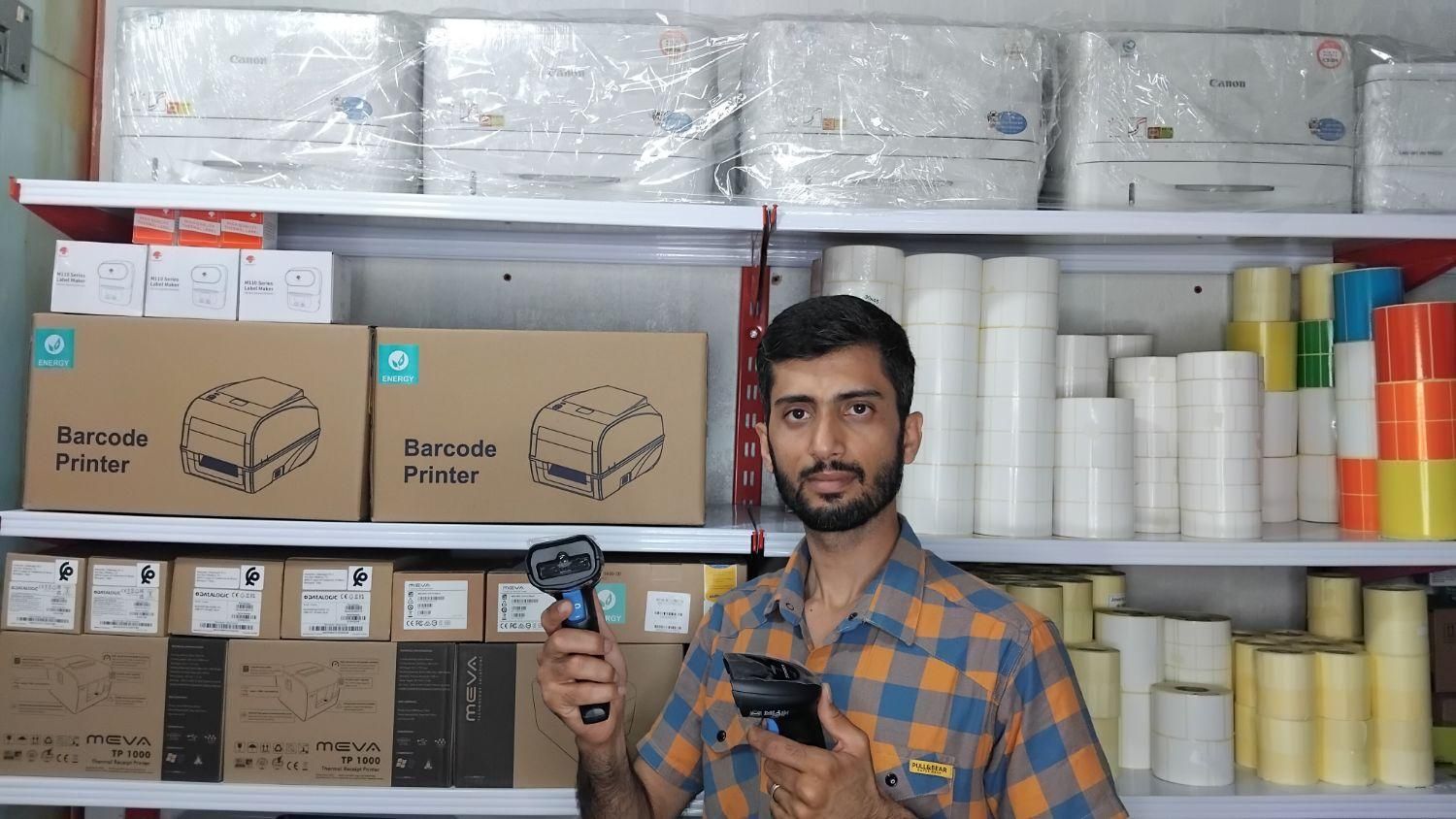 بارکدخوان فیش پرینترزن لیبل کاغذرول حرارت کارتخوان|پرینتر، اسکنر، کپی، فکس|بندرعباس, |دیوار